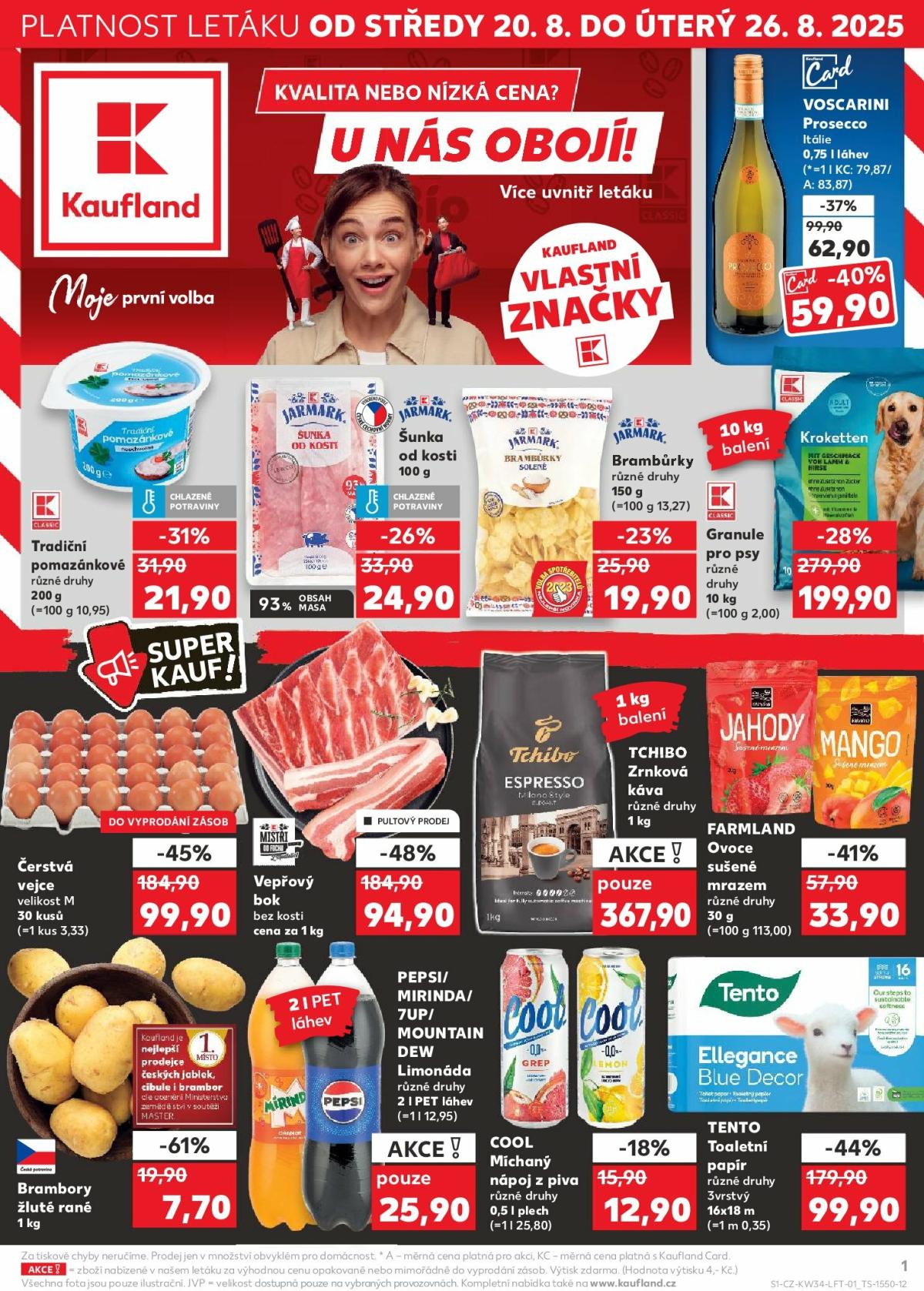 Leták Kaufland Praha 4 od 20.08. do 26.08.