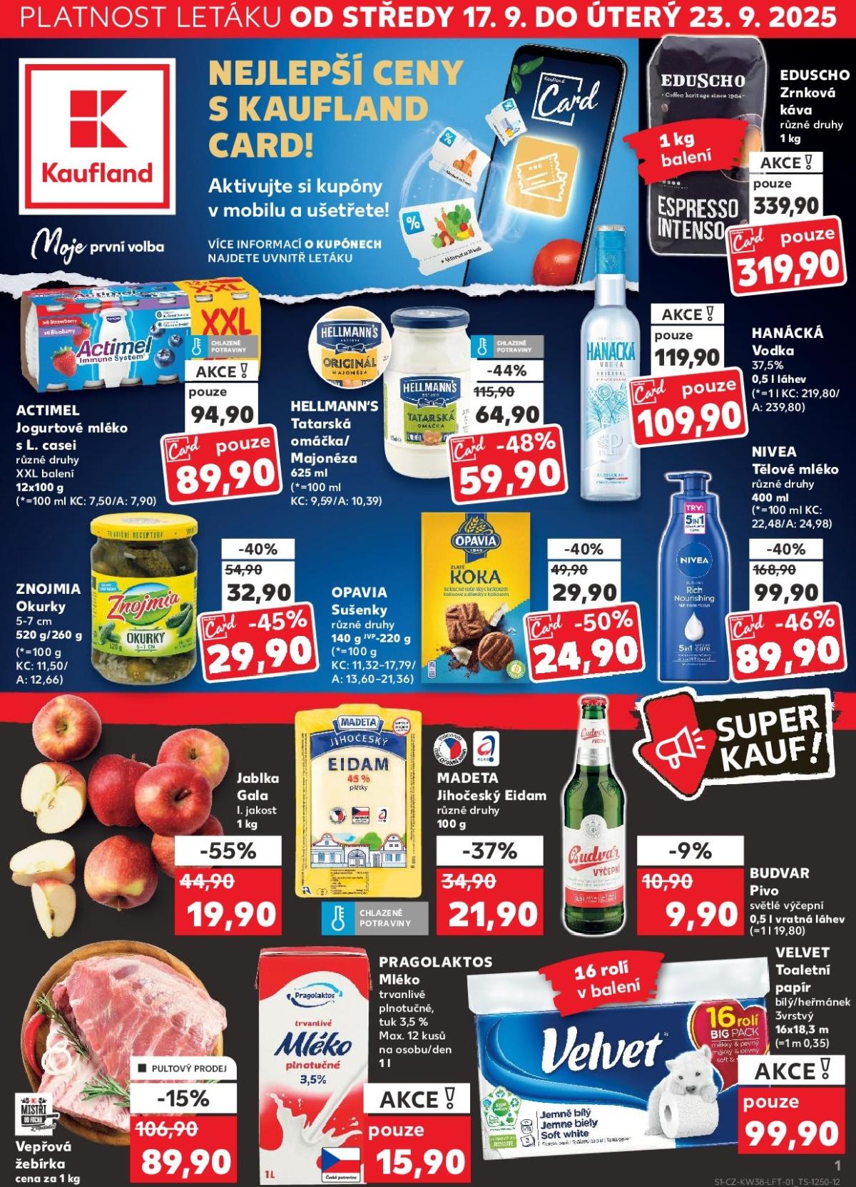 Leták Kaufland Kolín od 17.09. do 23.09.