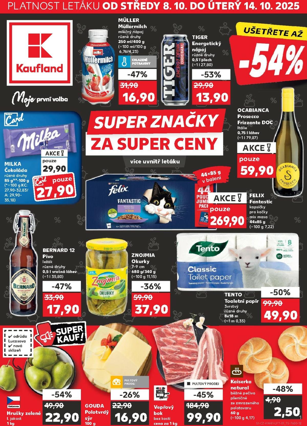 Aktuální leták Kaufland Karviná od 08.10. do 14.10.