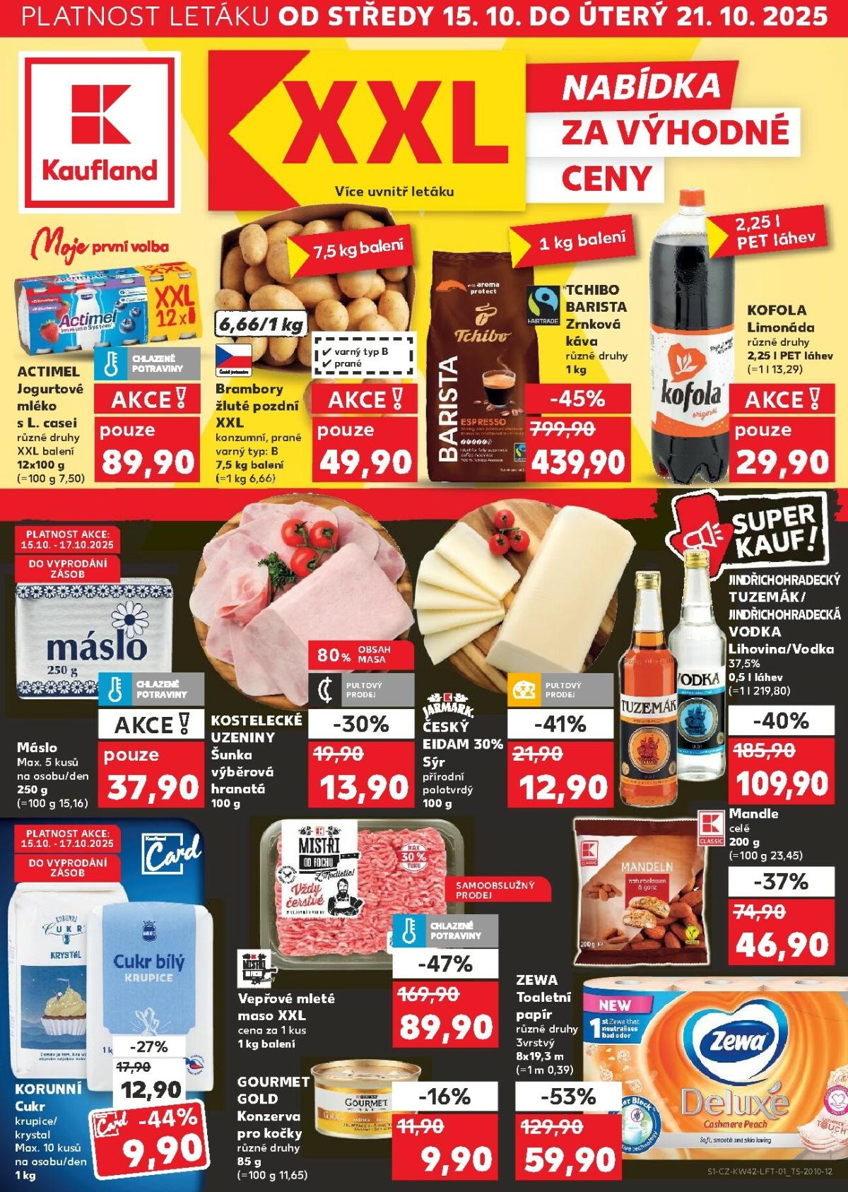 Aktuální leták Kaufland Praha 4 od 15.10. do 21.10.