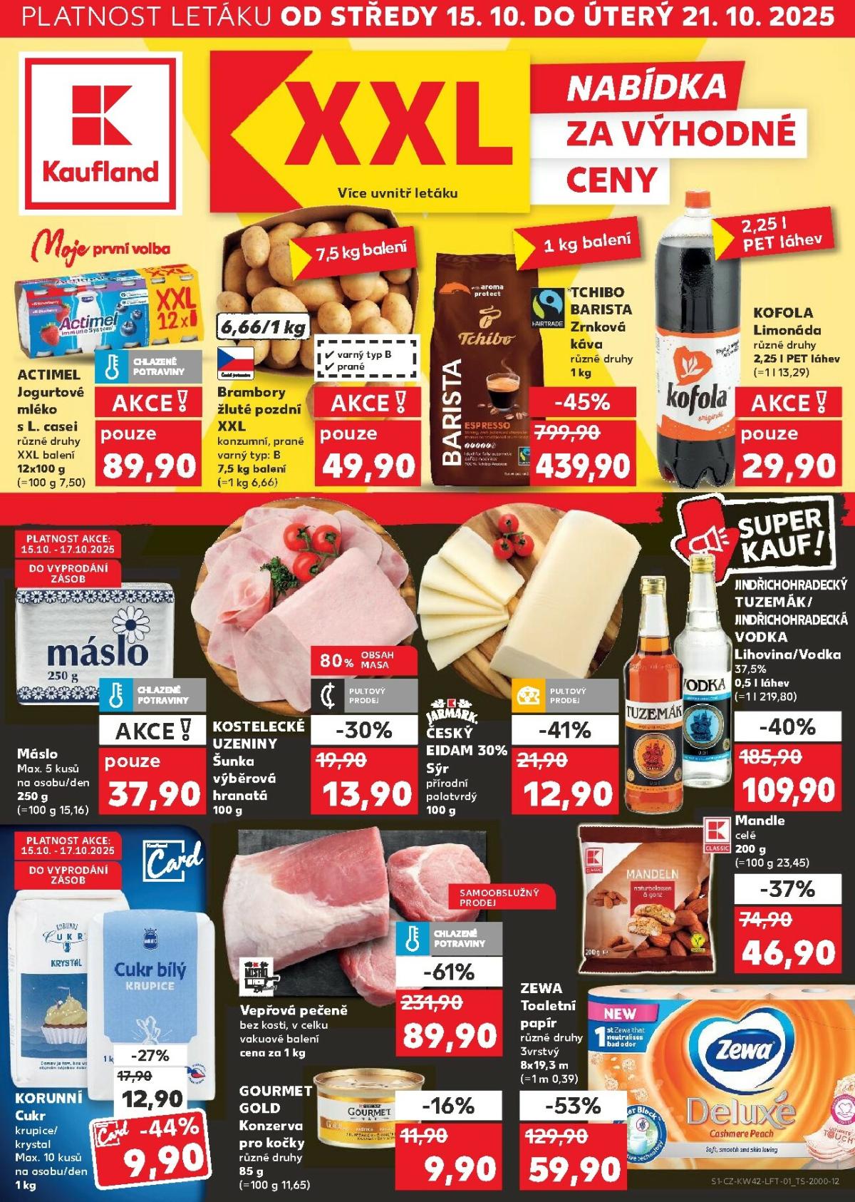 Aktuální leták Kaufland Karviná od 15.10. do 21.10.