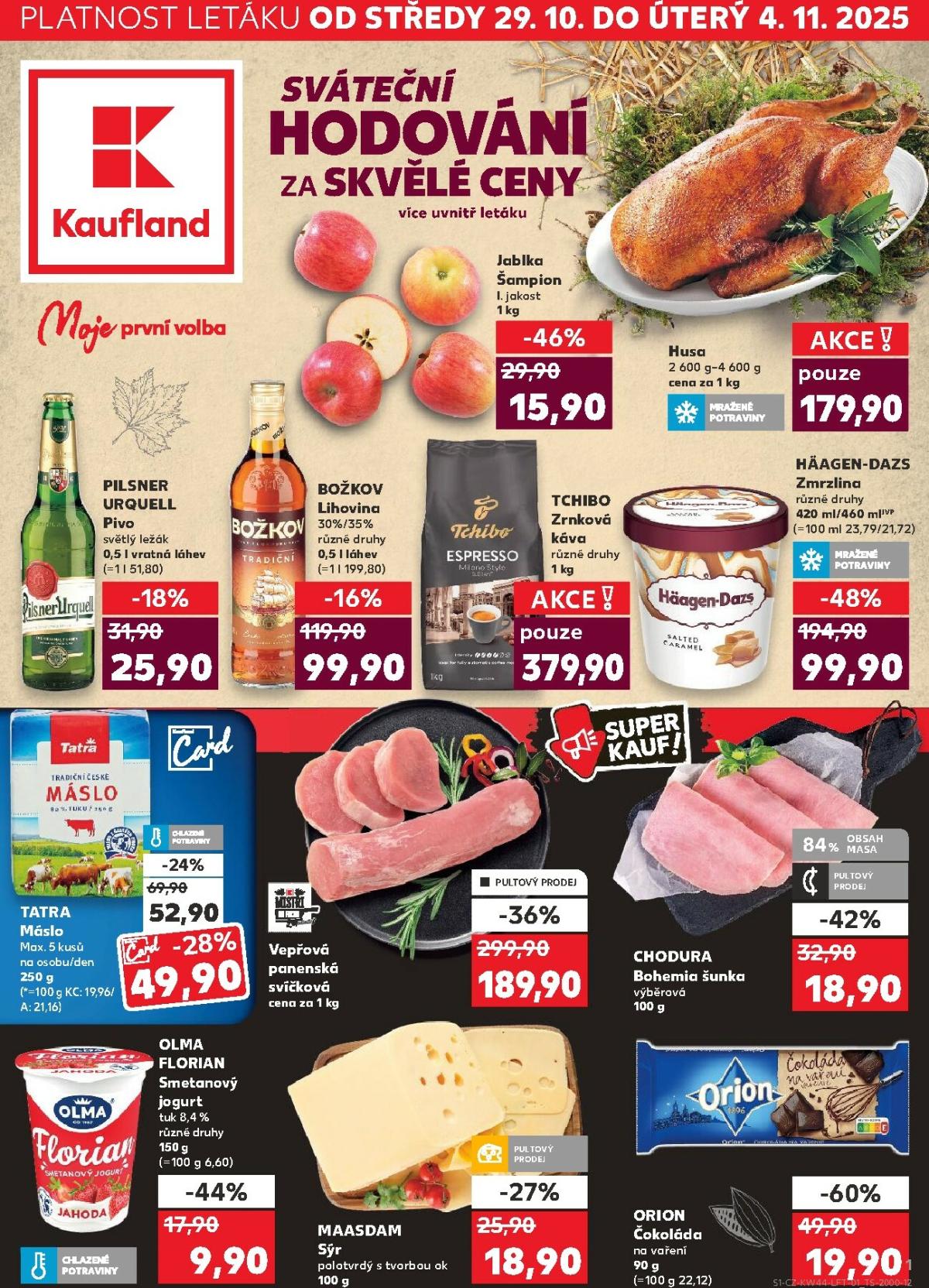 Aktuální leták Kaufland Karviná od 29.10. do 04.11.