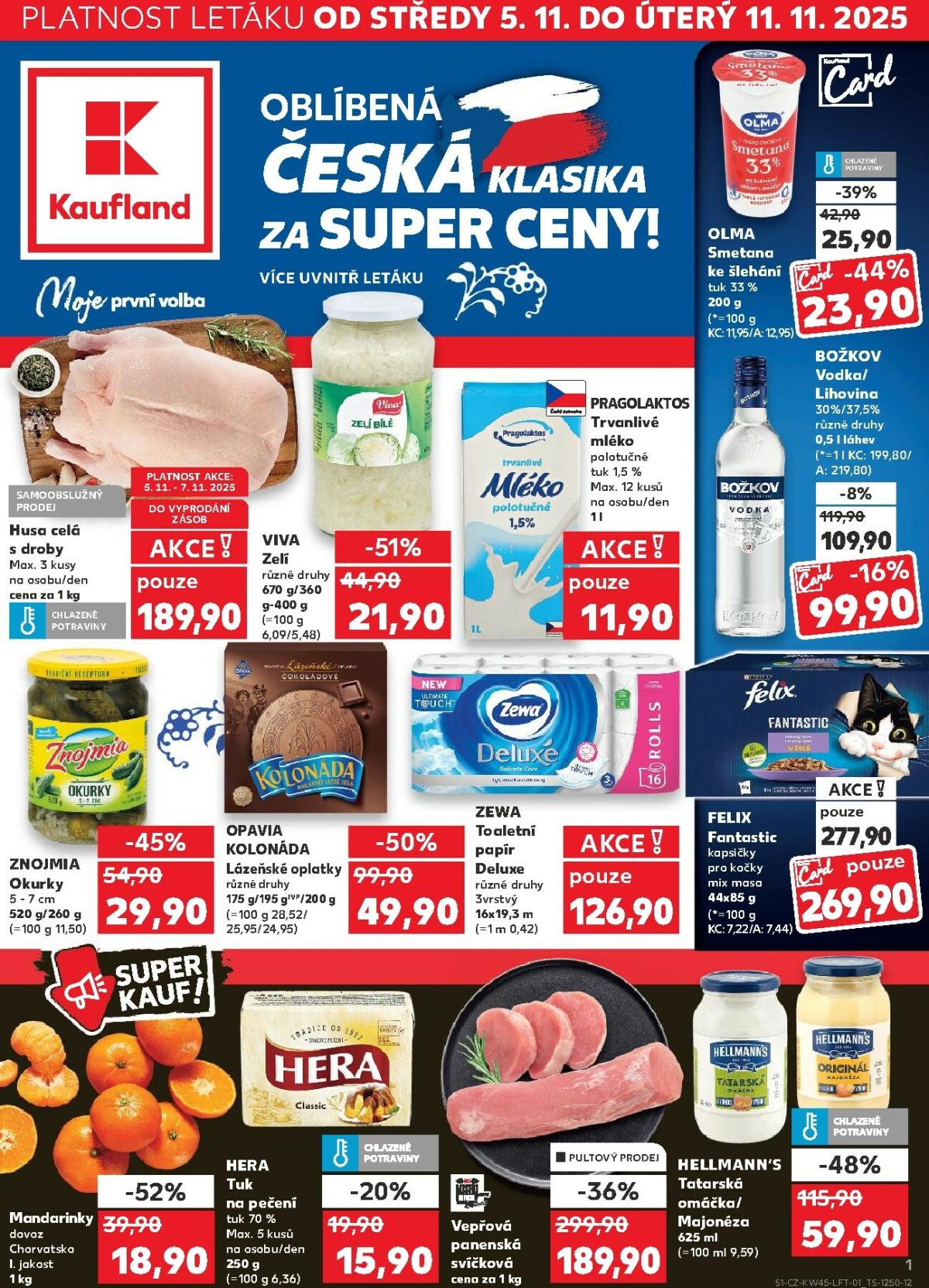 Aktuální leták Kaufland - Kolín od 05.11. do 11.11.