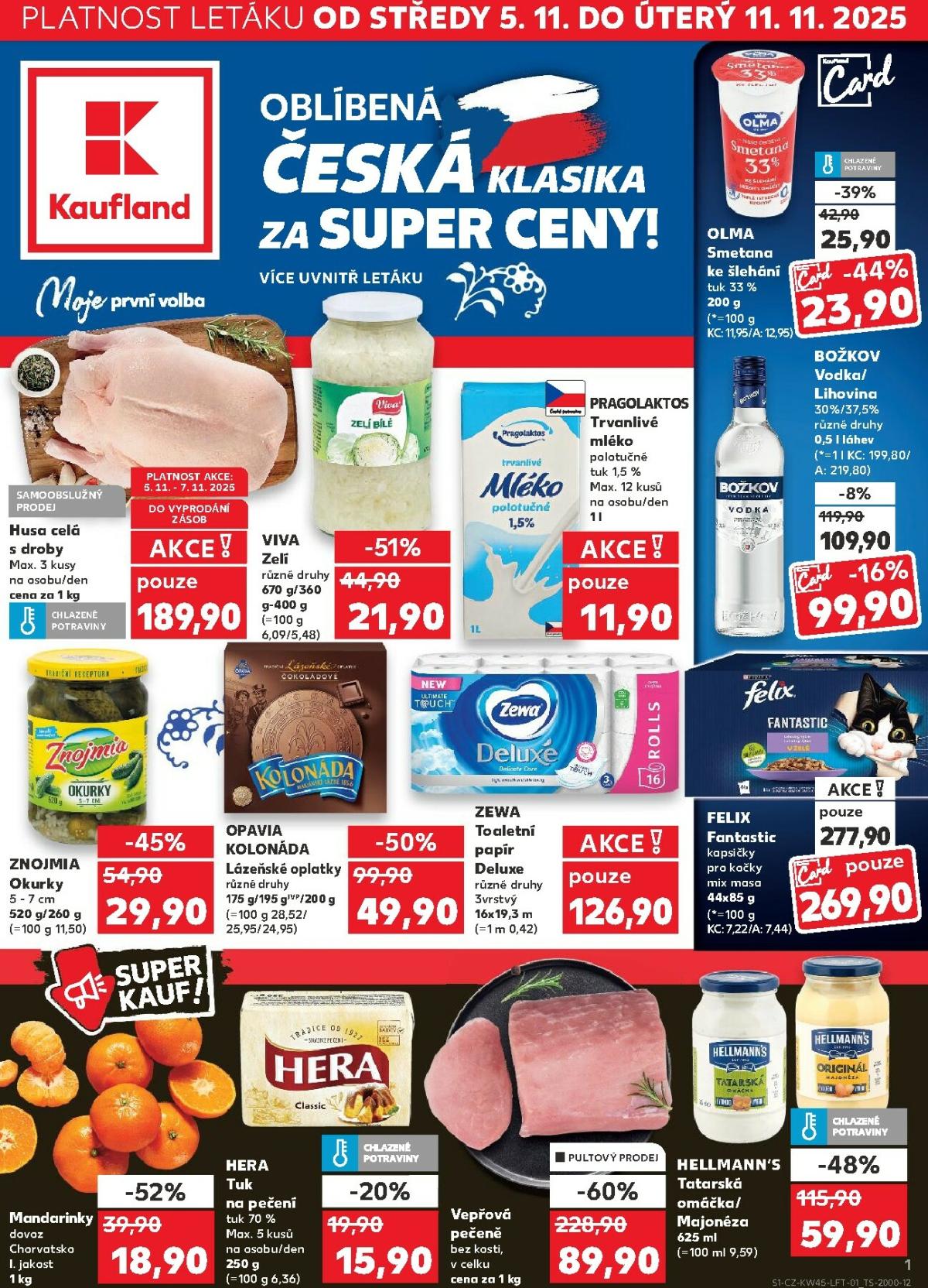Aktuální leták Kaufland - Karviná od 05.11. do 11.11.
