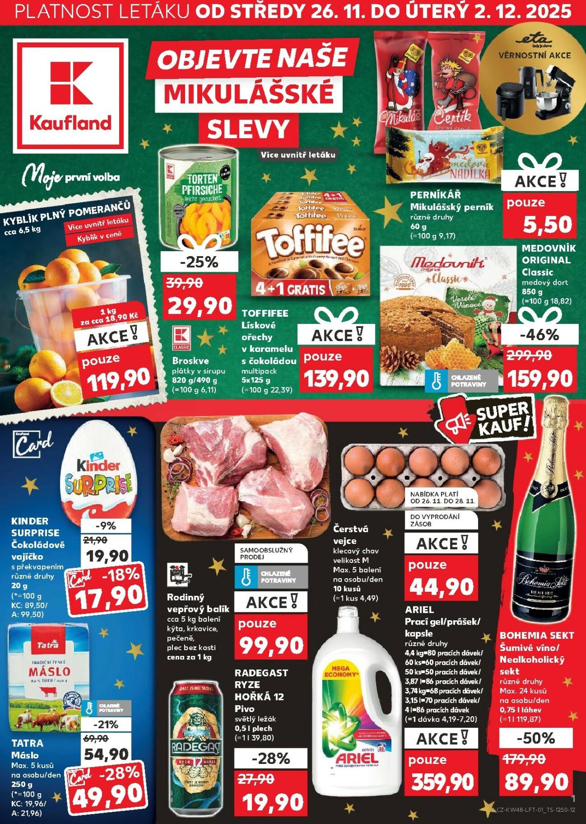 Aktuální leták Kaufland - Ostrava od 26.11. do 02.12.