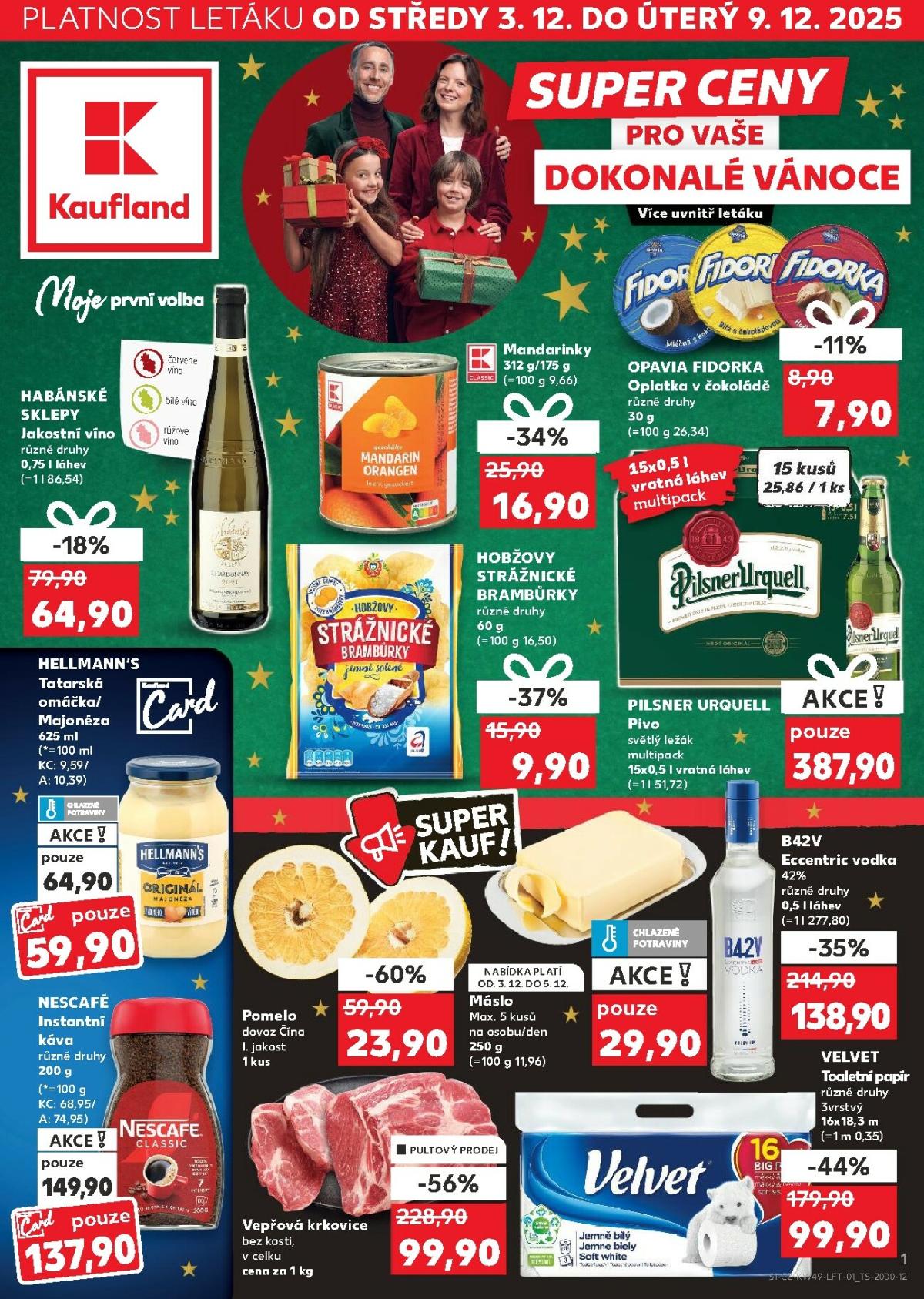Aktuální leták Kaufland - Karviná od 03.12. do 09.12.