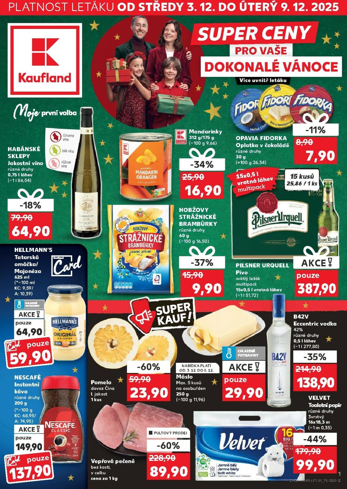 Aktuální leták Kaufland - Kolín od 03.12. do 09.12.