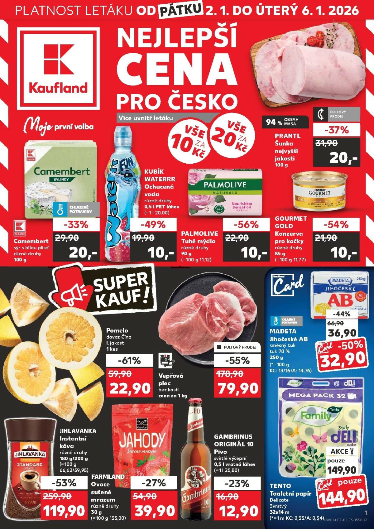 Aktuální leták Kaufland - Praha 4 od 02.01. do 06.01.