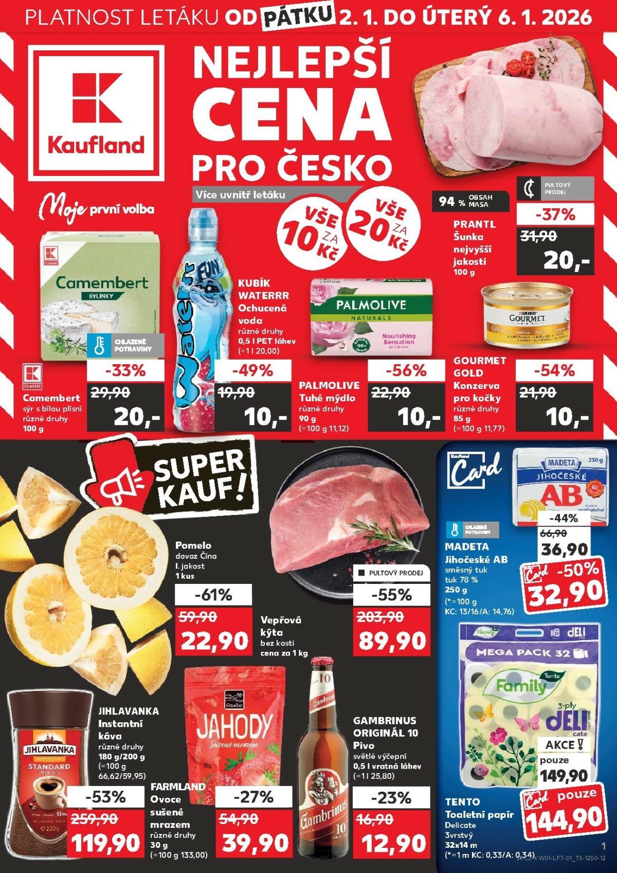 Aktuální leták Kaufland - Kolín od 02.01. do 06.01.