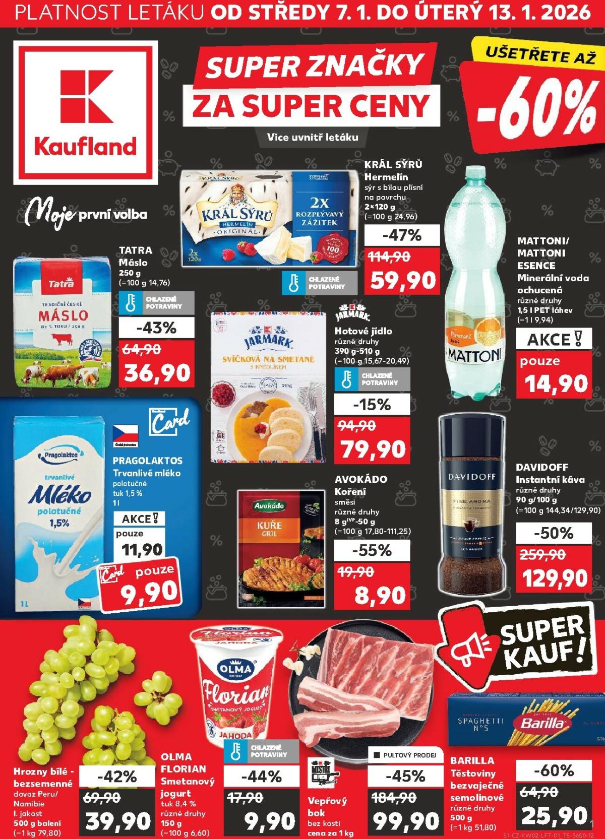 Aktuální leták Kaufland - Kolín od 07.01. do 13.01.