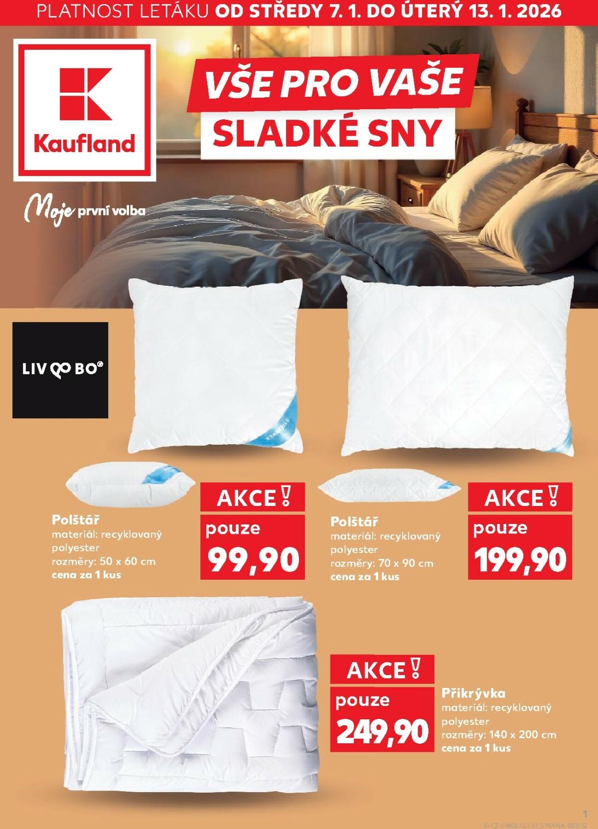Aktuální leták Kaufland - Vše pro vaše sladké sny od 07.01. do 13.01.