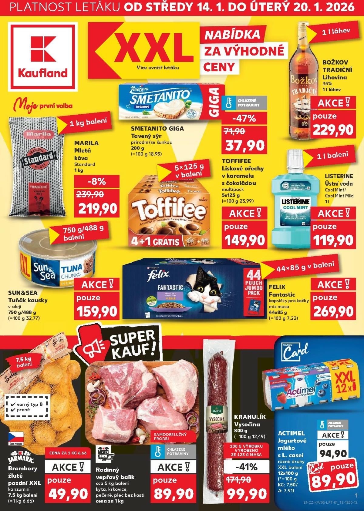 Aktuální leták Kaufland od 14.01. do 20.01.