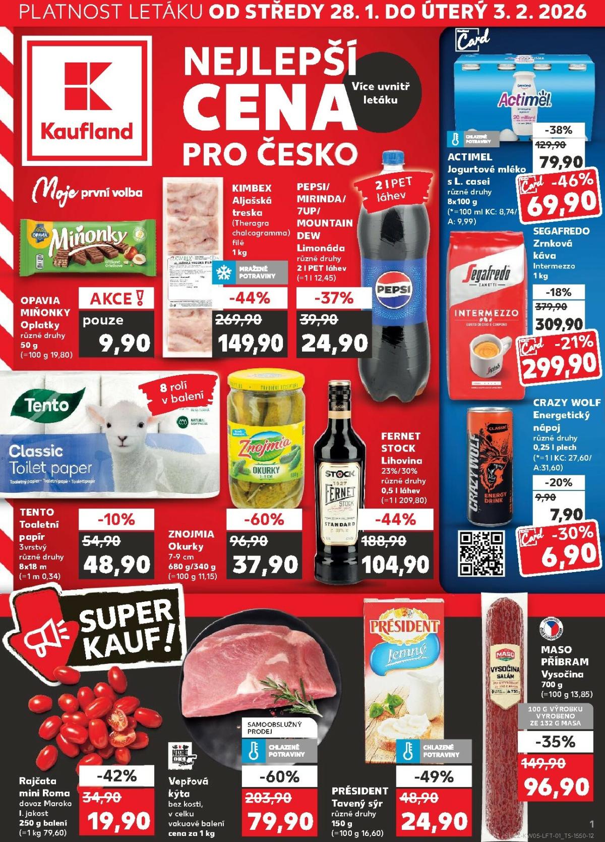 Kaufland - Praha 4 leták platný od 28.01. do 03.02.