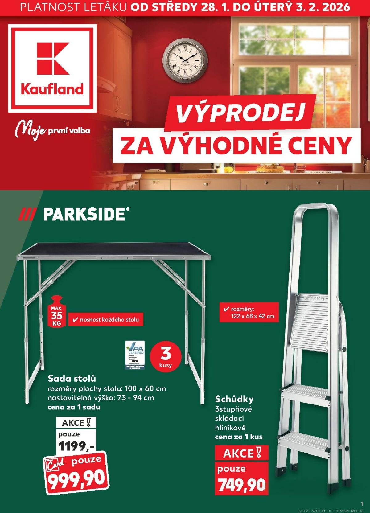 Kaufland - Výprodej leták platný od 28.01. do 03.02.