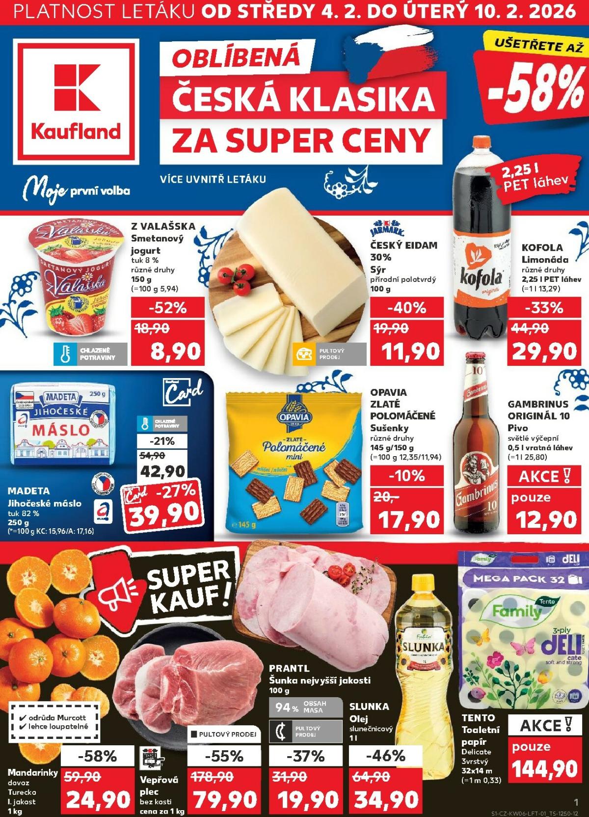 Kaufland - Kolín leták platný od středy 04.02.2026 do úterý 10.02.2026