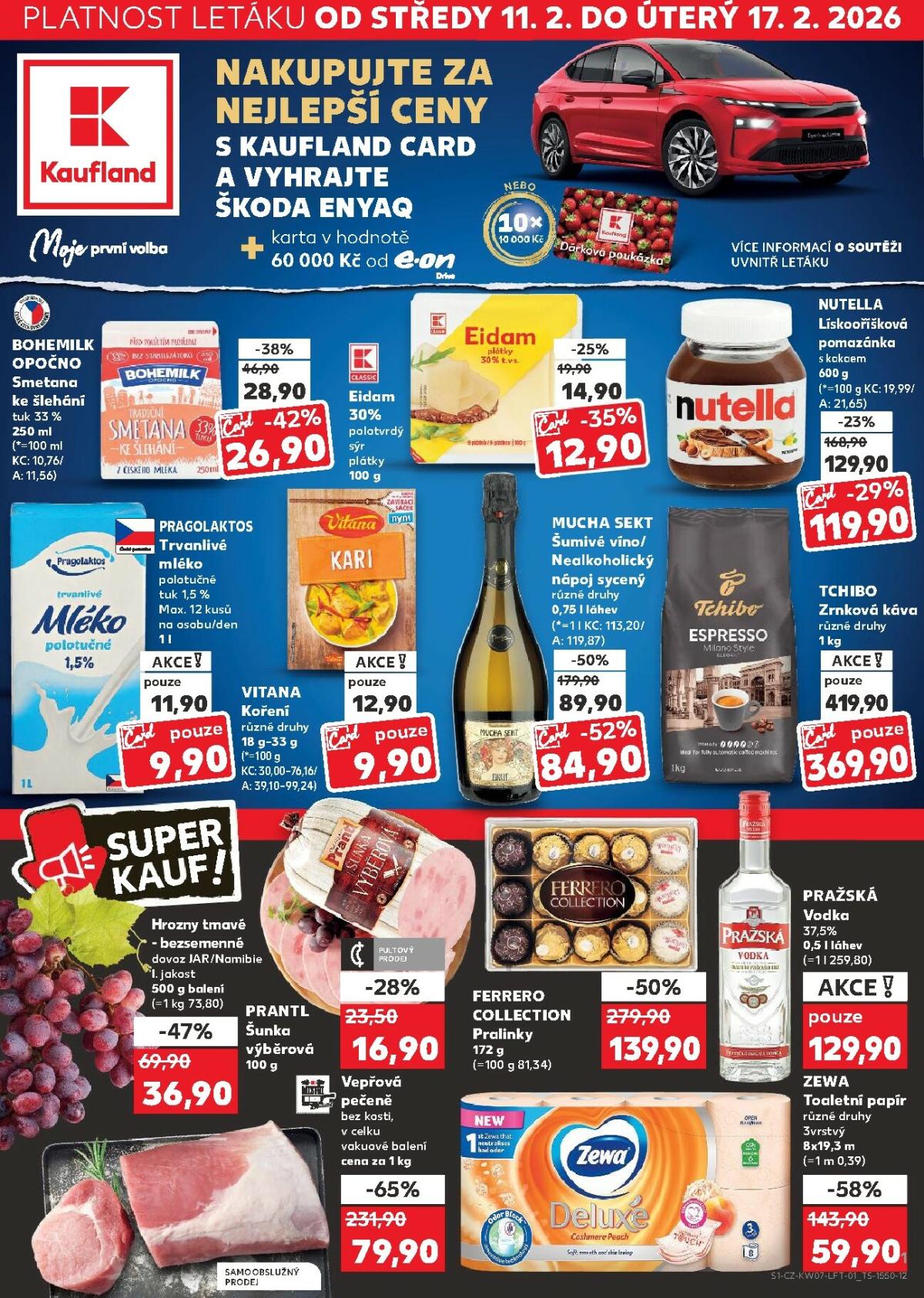 Kaufland - Praha 4 leták platný od středy 11.02.2026 do úterý 17.02.2026