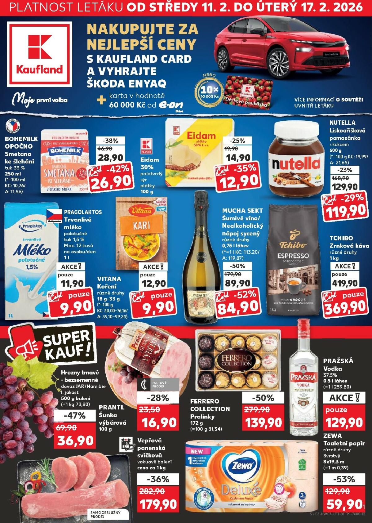 Kaufland - Brno leták platný od středy 11.02.2026 do úterý 17.02.2026