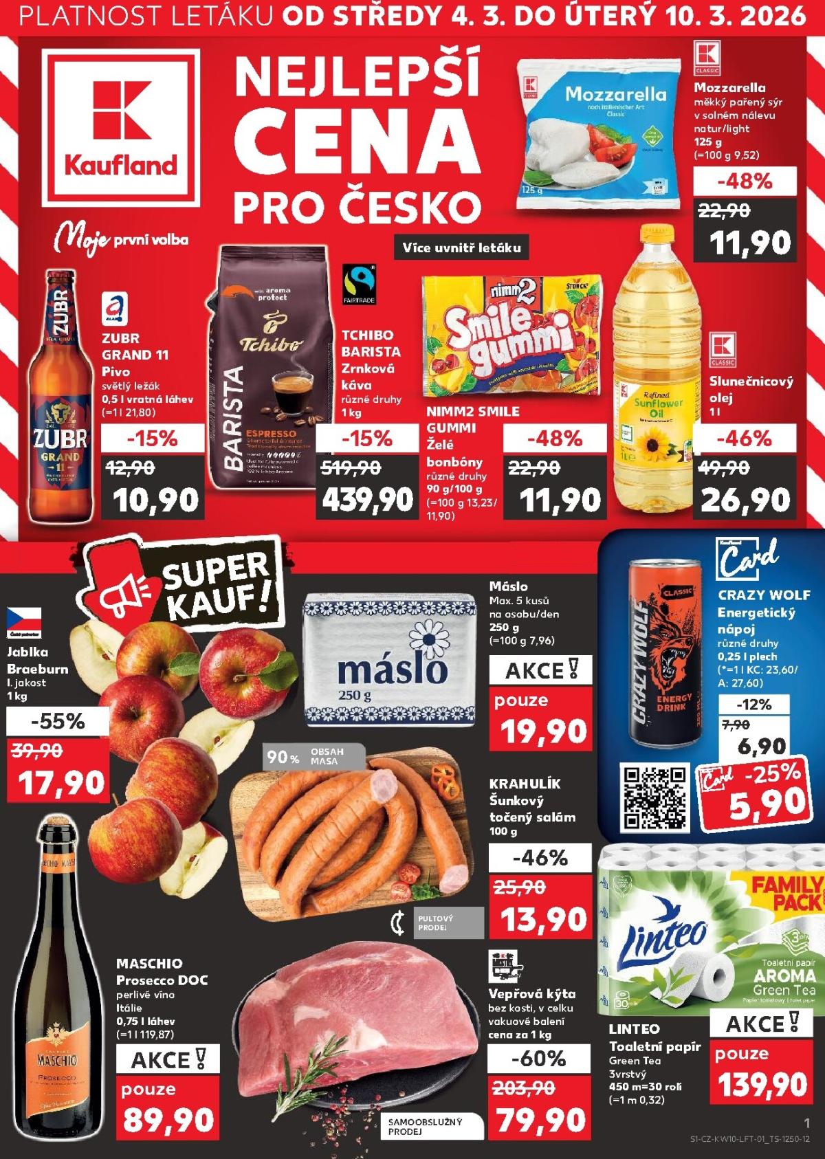 Kaufland - Kolín leták platný od středy 04.03.2026 do úterý 10.03.2026