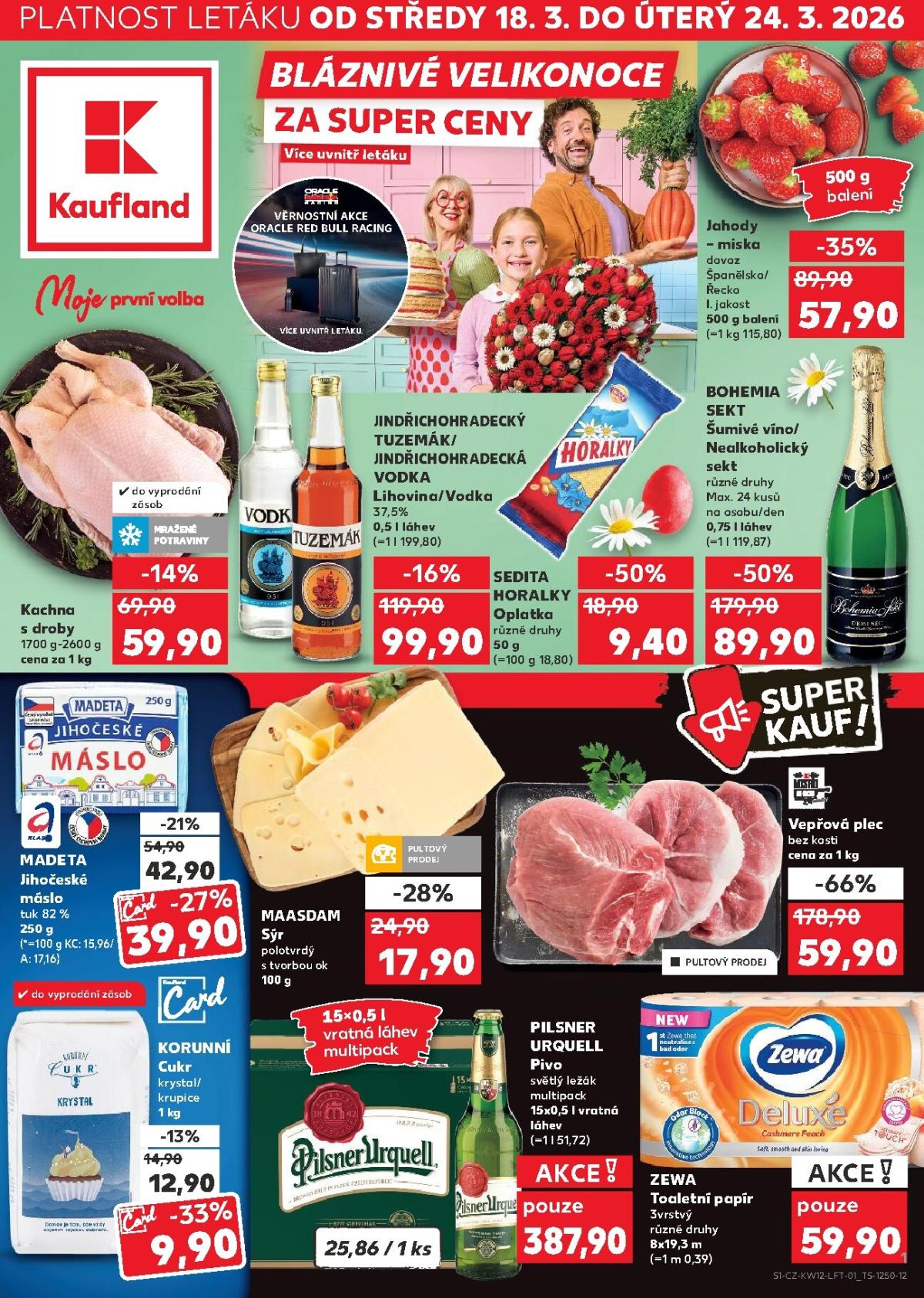 Kaufland - Kolín leták platný od středy 18.03.2026 do úterý 24.03.2026