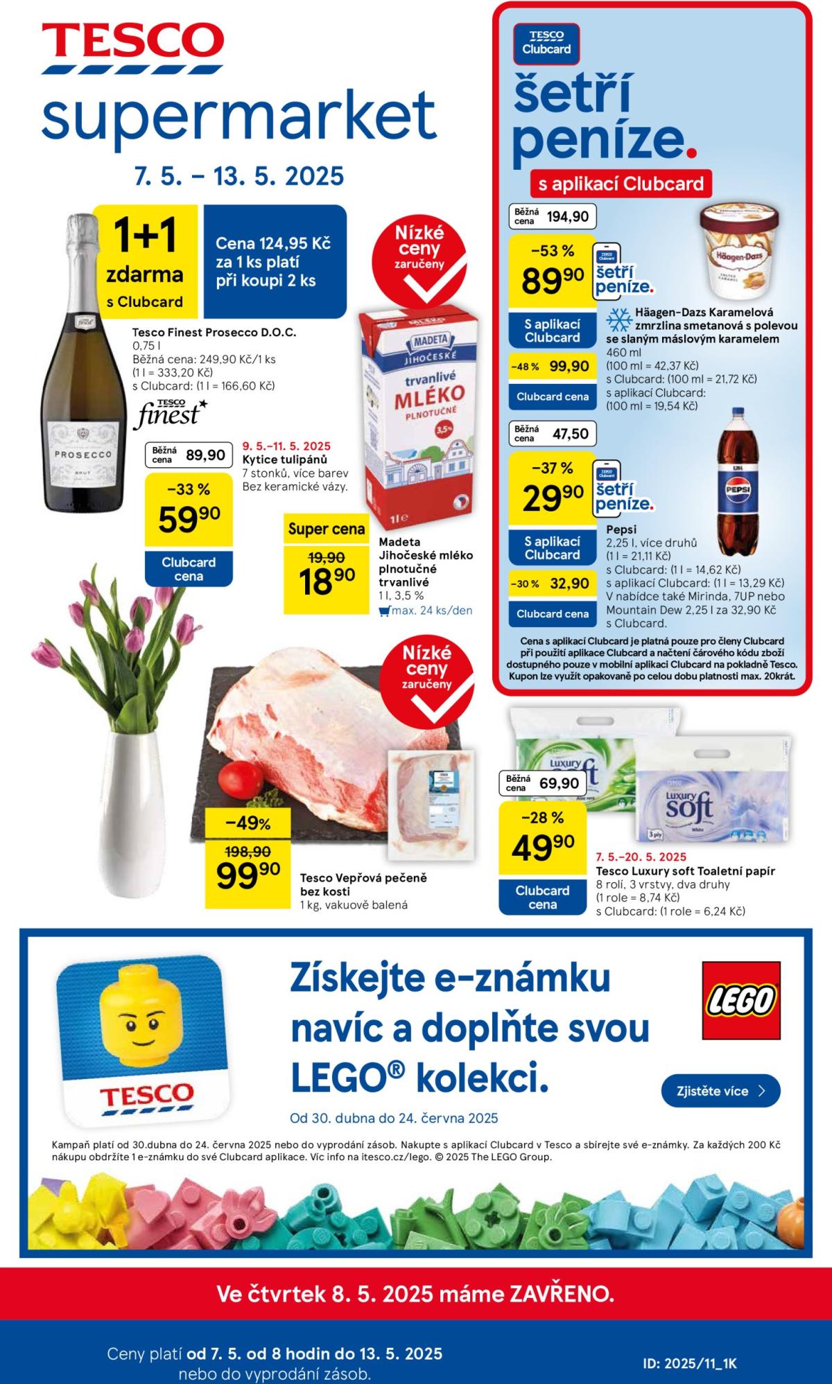 Leták Tesco supermarket od 07.05. do 15.05.