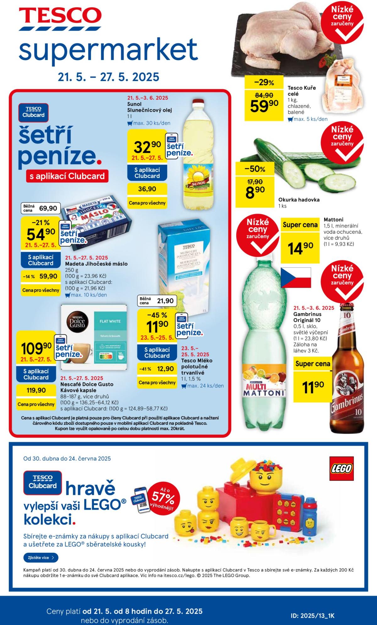 Leták Tesco supermarket od 21.05. do 27.05.
