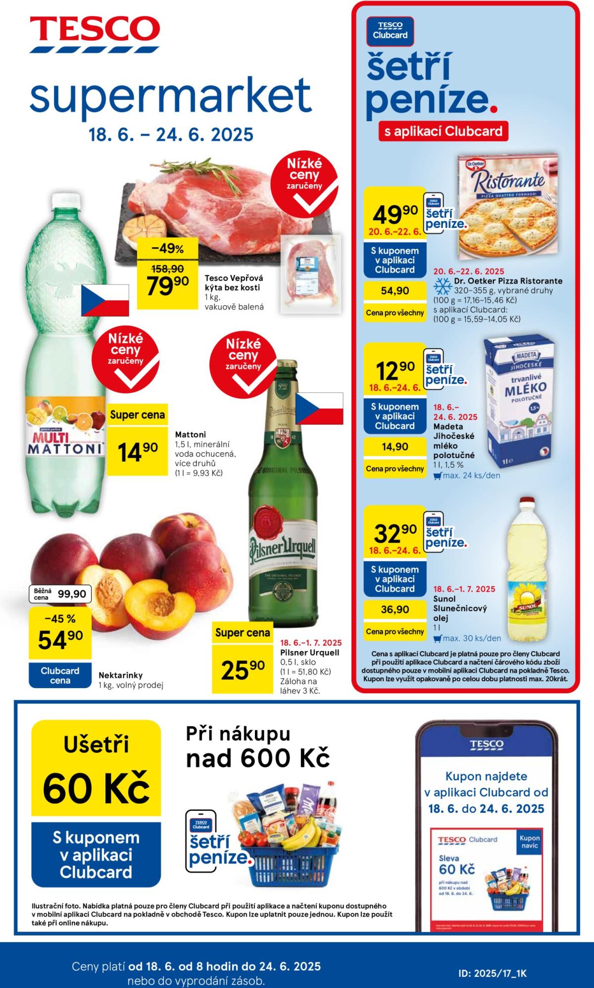 Leták Tesco supermarket od 18.06. do 24.06.
