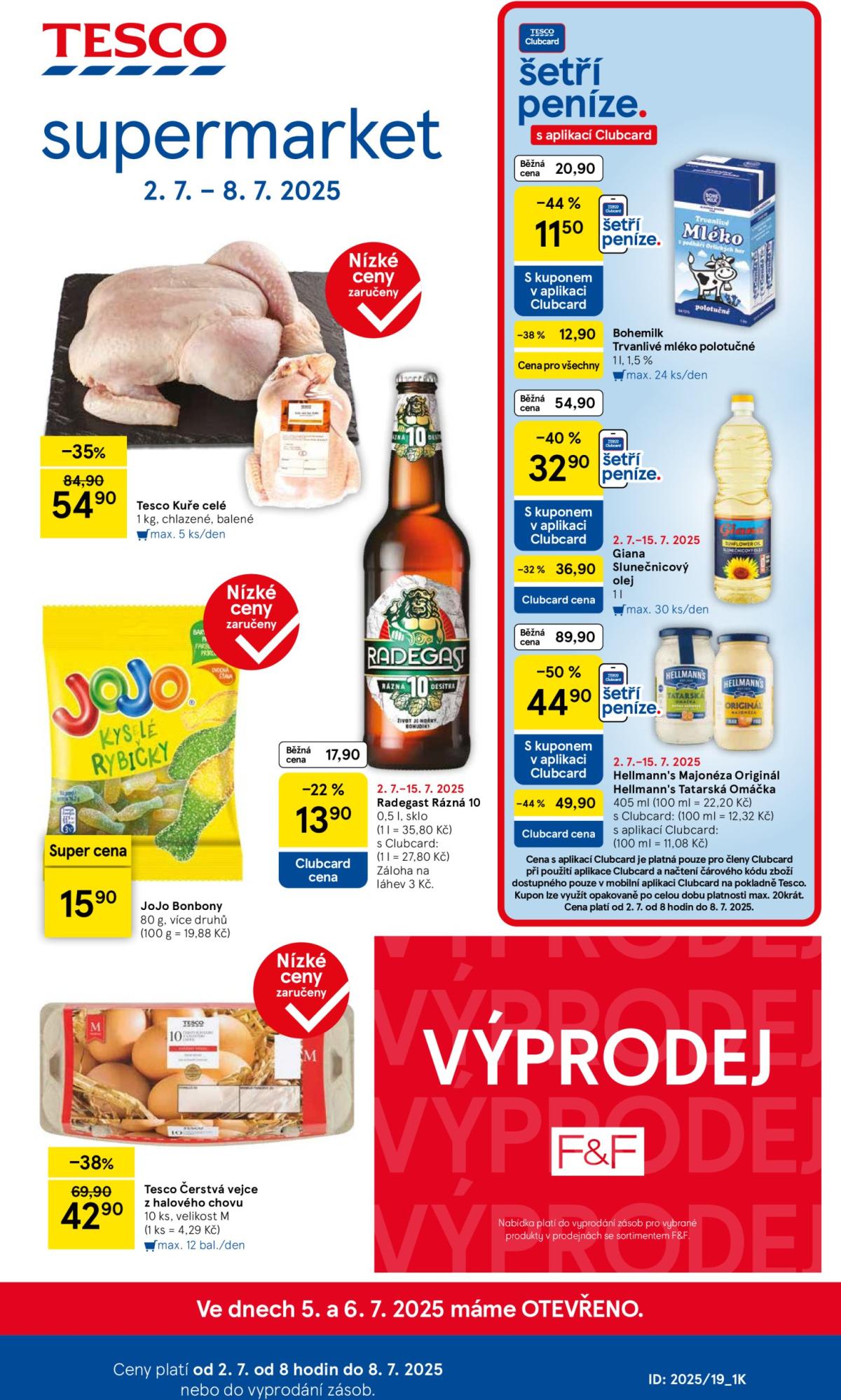 Leták Tesco supermarket od 02.07. do 08.07.
