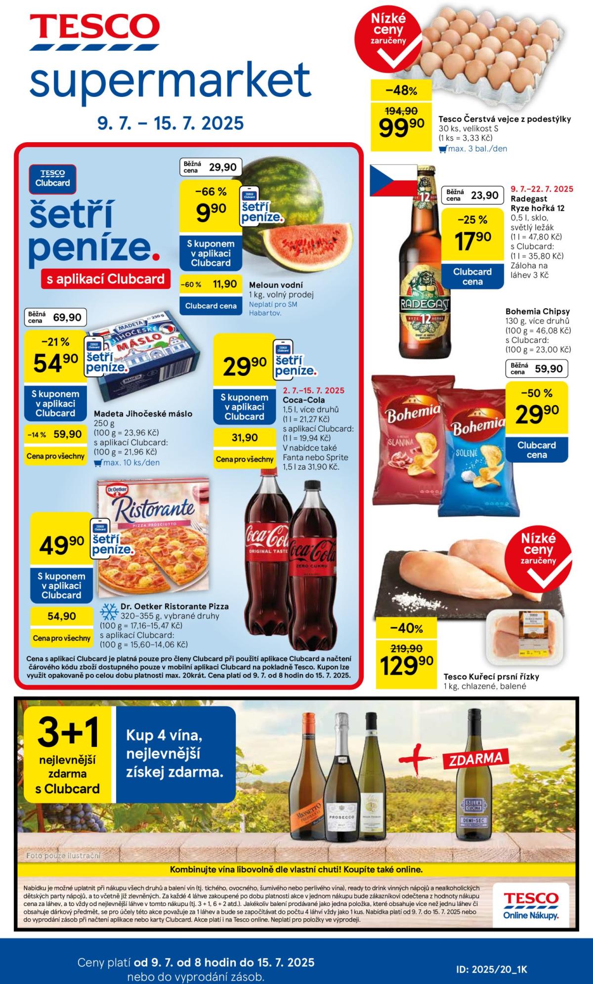 Leták Tesco supermarket od 09.07. do 15.07.