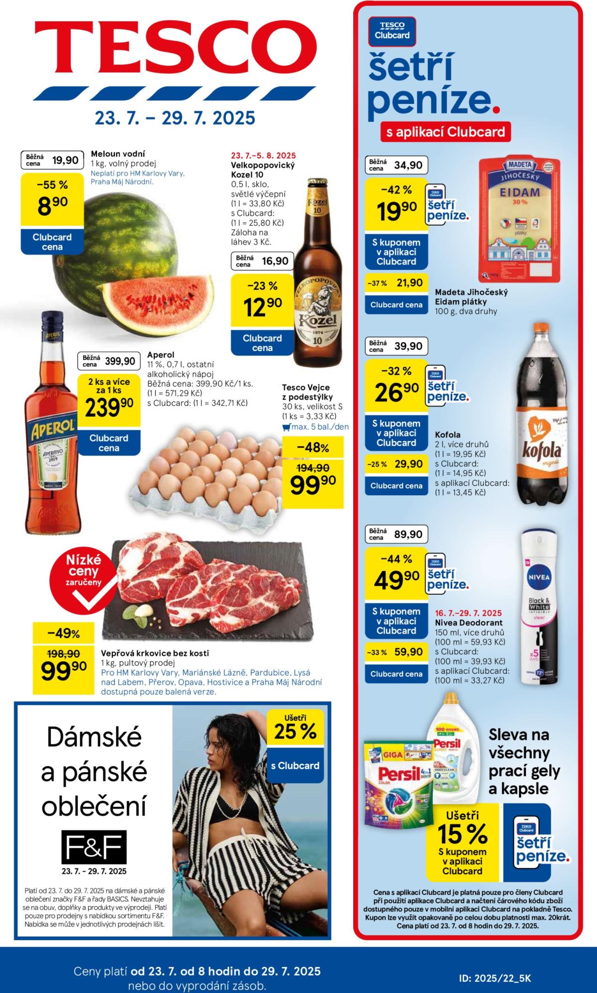 Leták Tesco od 23.07. do 29.07.