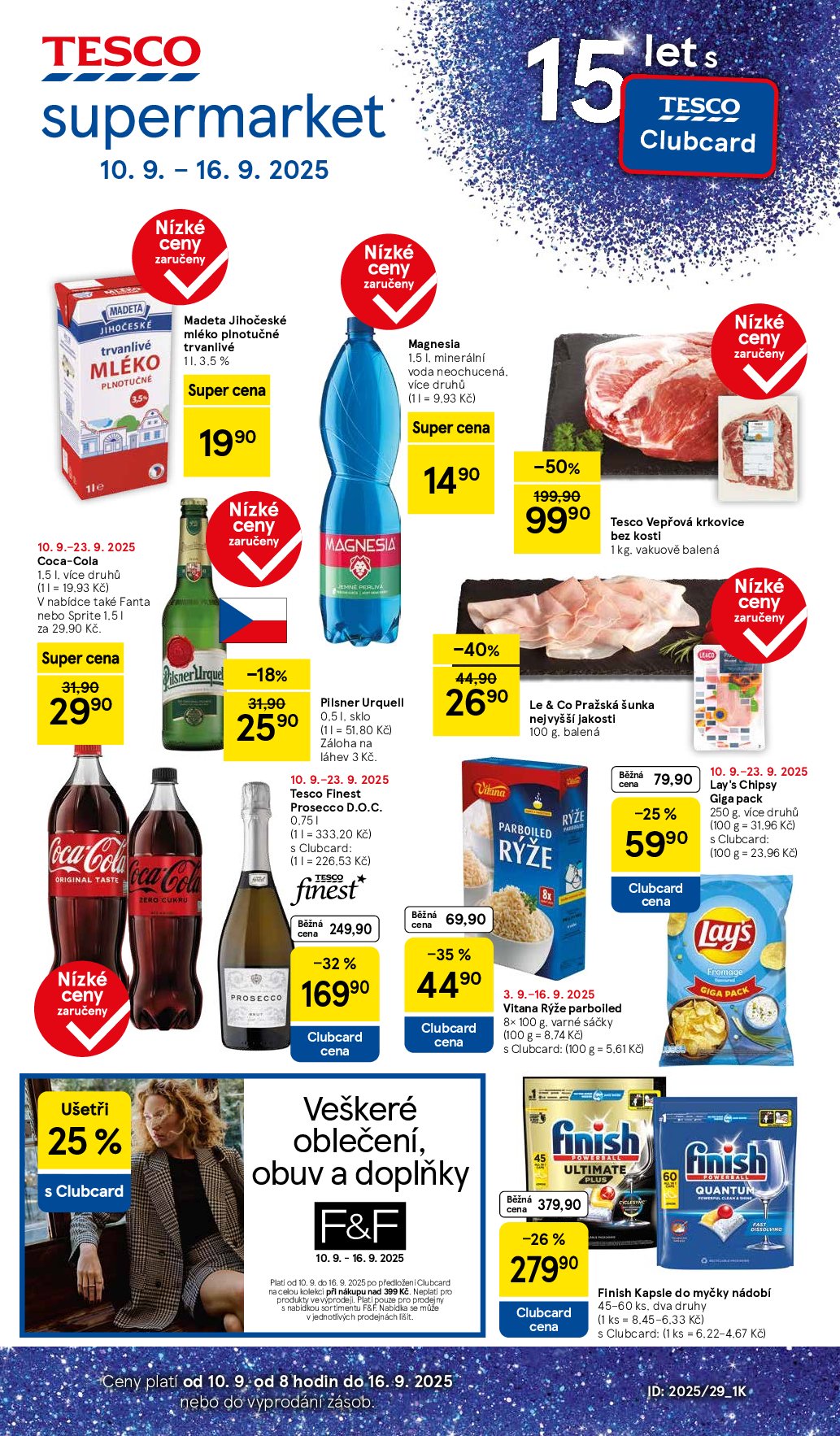 Leták Tesco supermarket od 10.09. do 16.09.