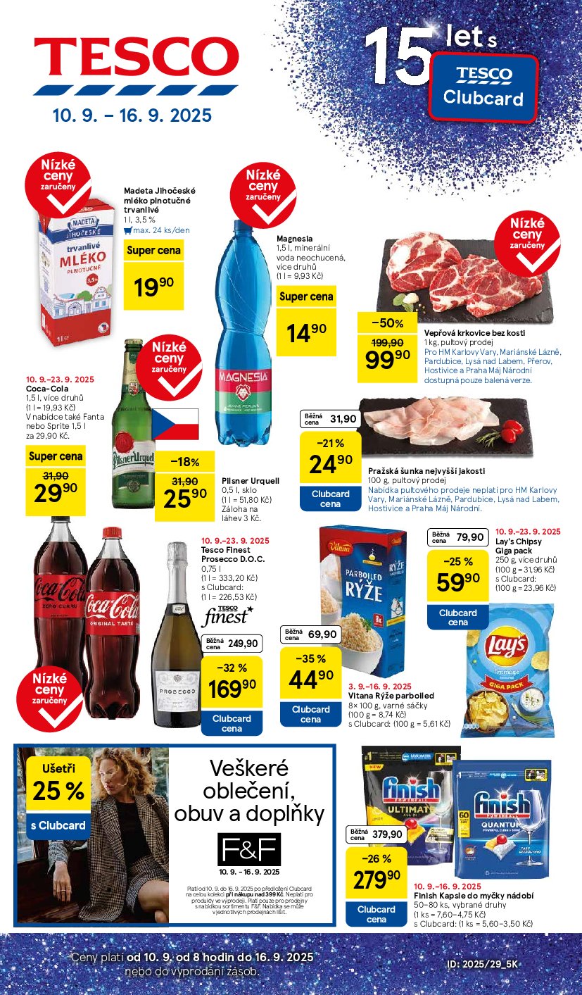 Leták Tesco od 10.09. do 16.09.