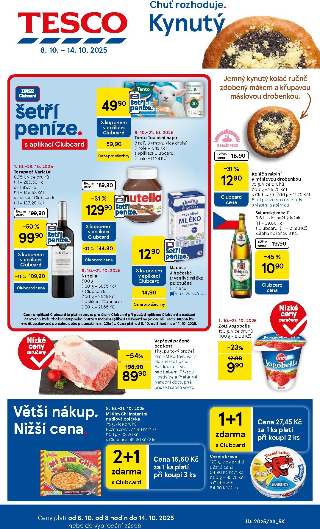 Aktuální leták Tesco od 08.10. do 14.10.