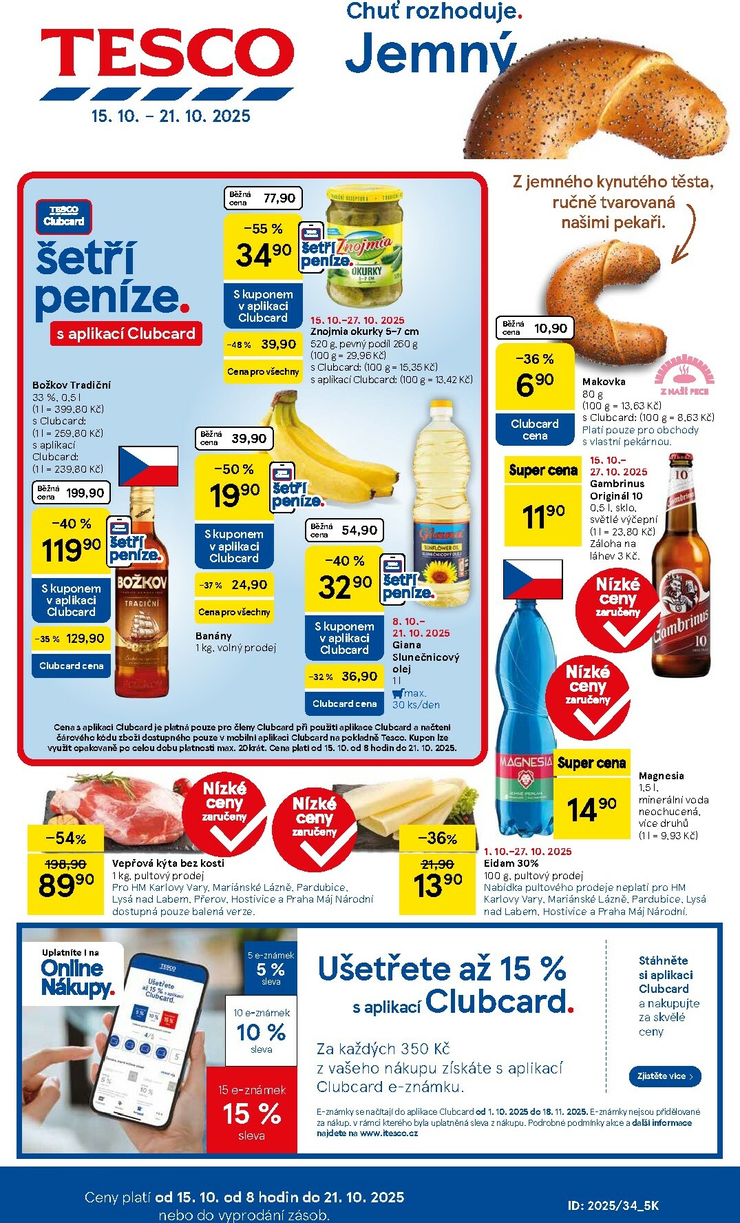 Aktuální leták Tesco od 15.10. do 21.10.