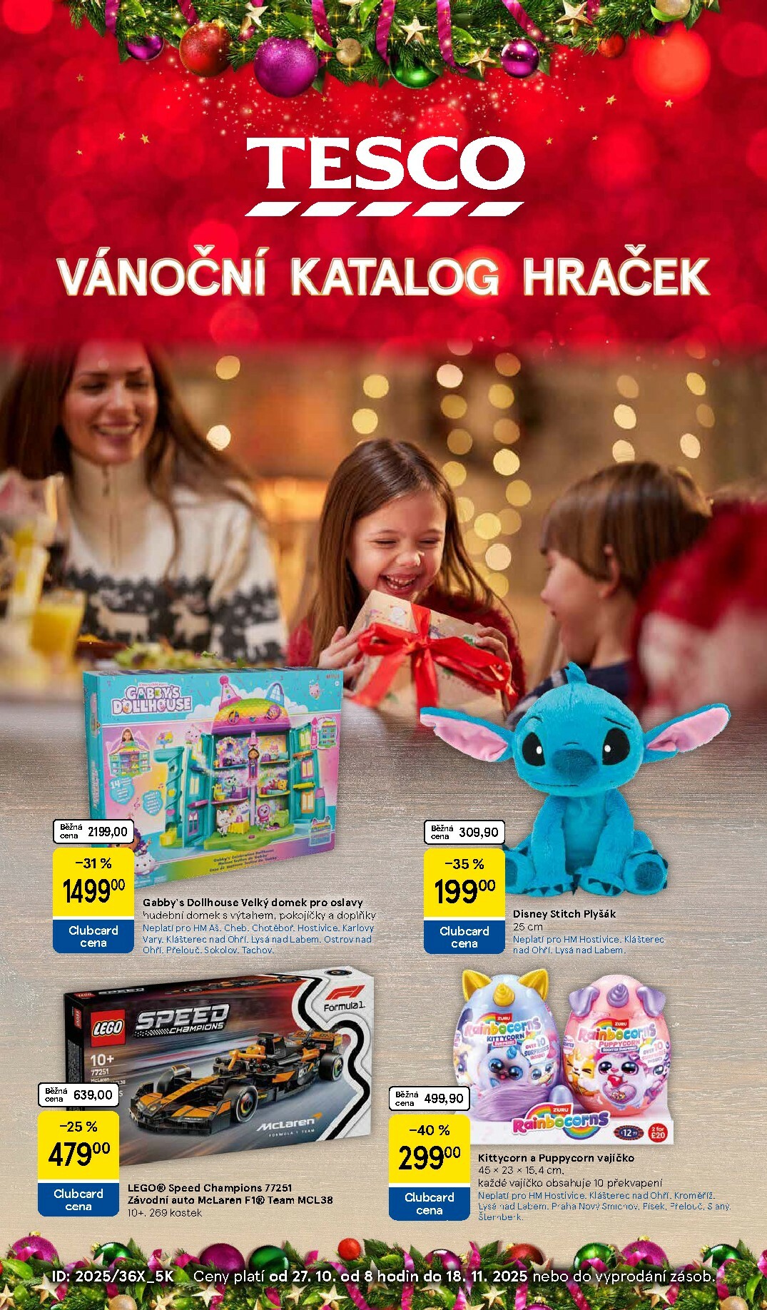 Aktuální leták Tesco - Vánoční katalog hraček od 27.10. do 18.11.