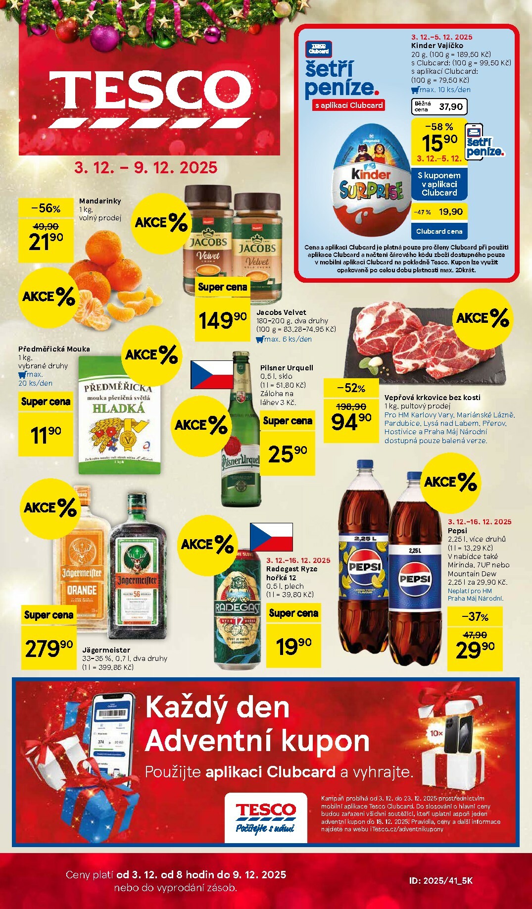 Aktuální leták Tesco od 03.12. do 09.12.