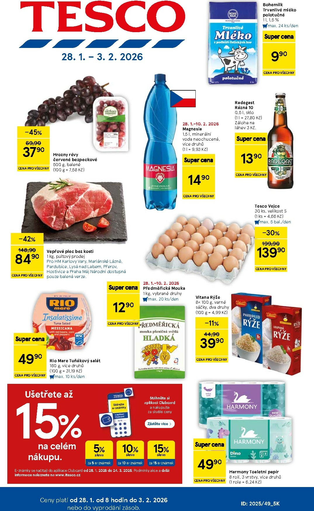 Tesco leták platný od 28.01. do 03.02.