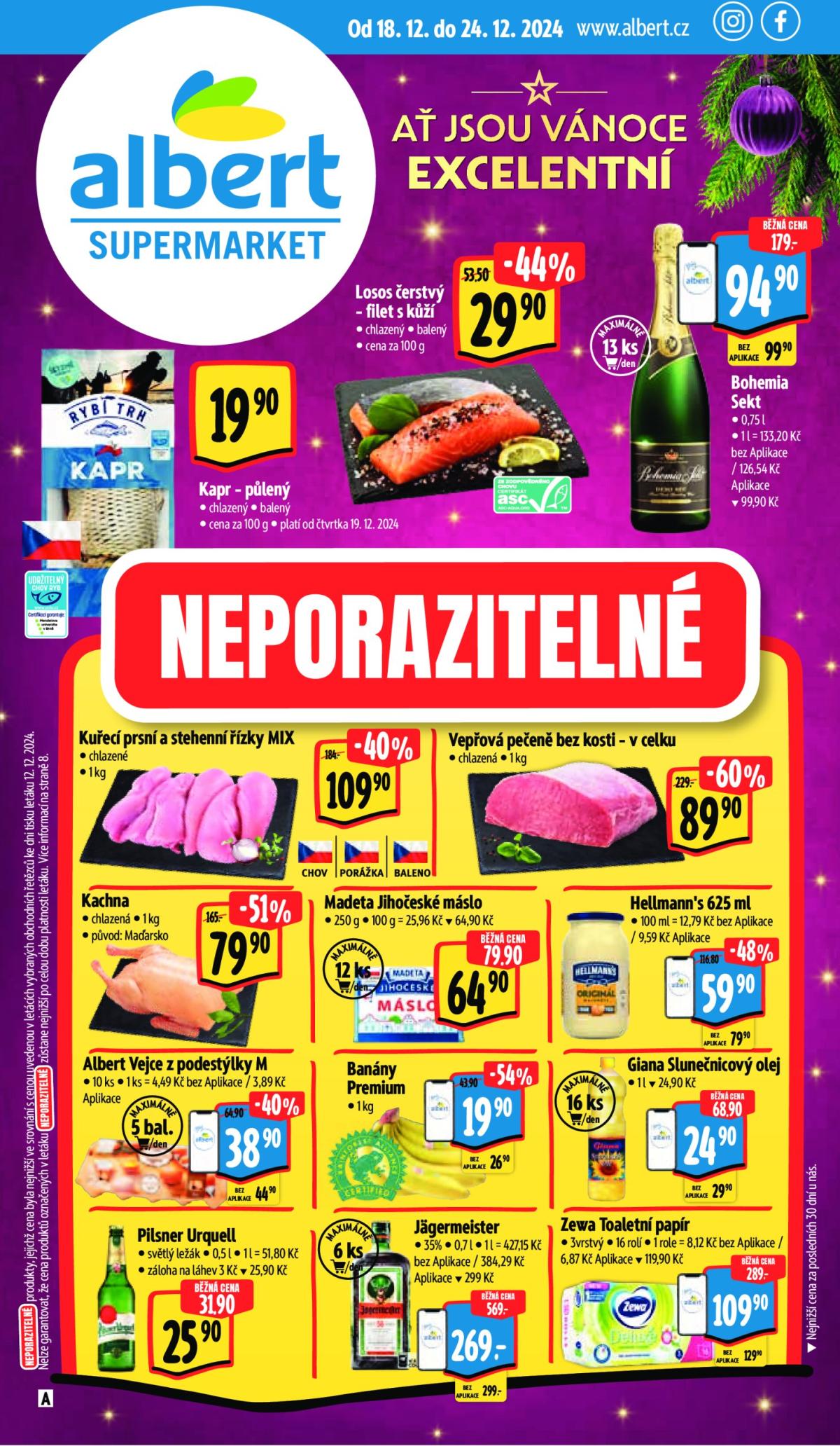 Leták Albert Supermarket od 18.12. do 24.12.