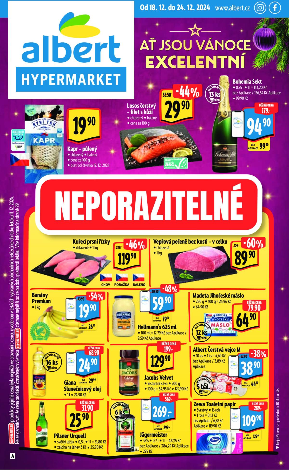 Leták Albert Hypermarket od 18.12. do 24.12.