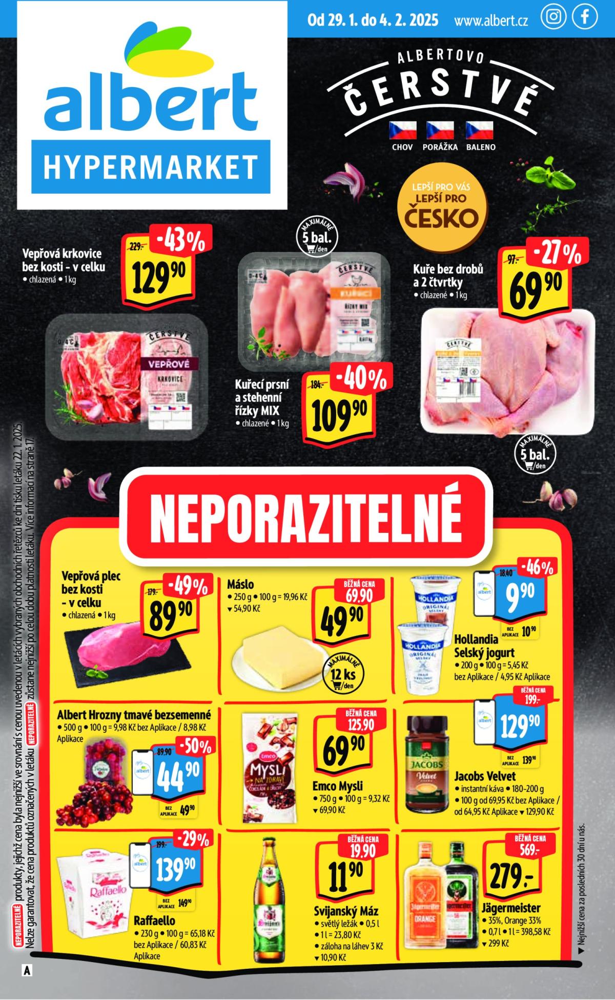 Leták Albert Hypermarket od 29.01. do 04.02.