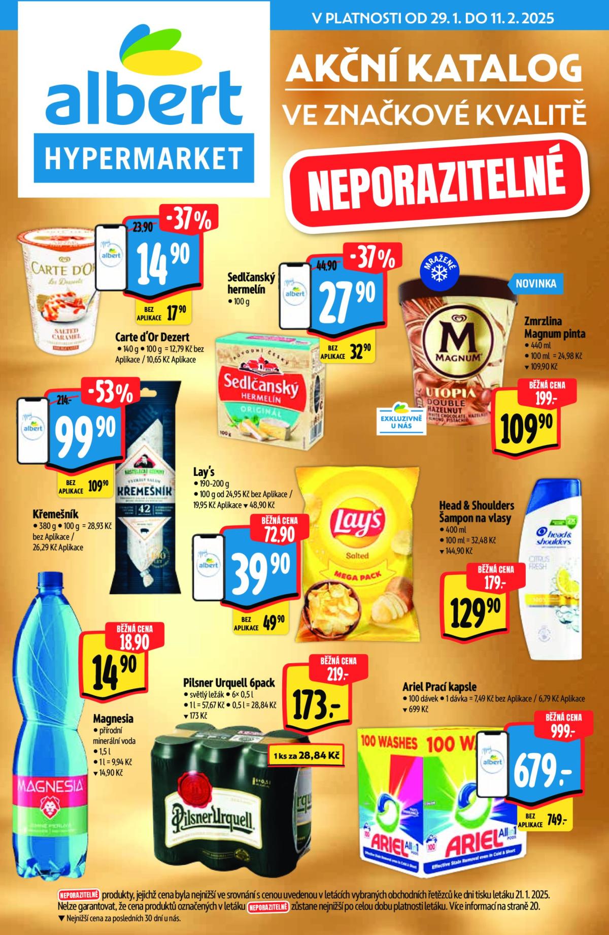 Leták Albert Hypermarket - Akční katalog od 29.01. do 11.02.