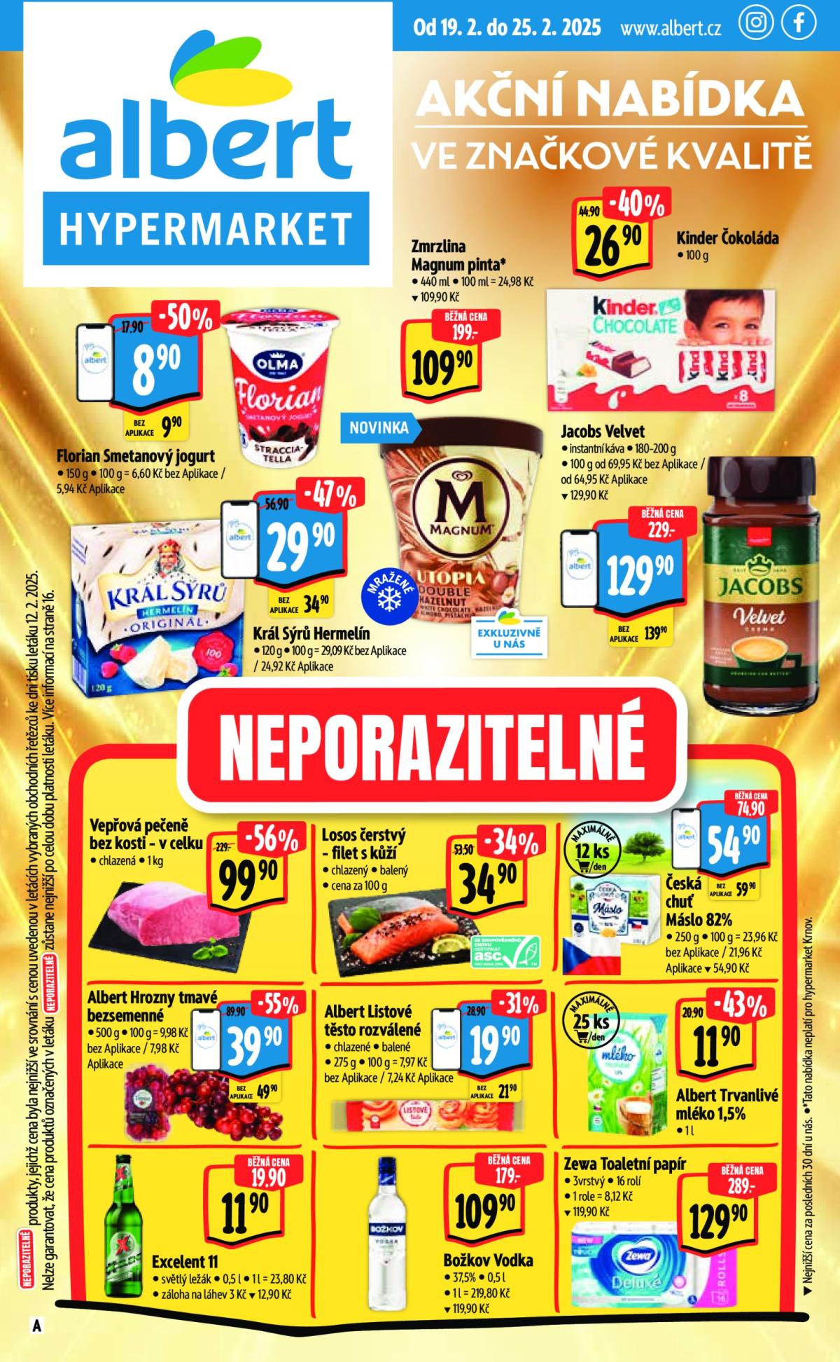 Leták Albert Hypermarket od 19.02. do 25.02.