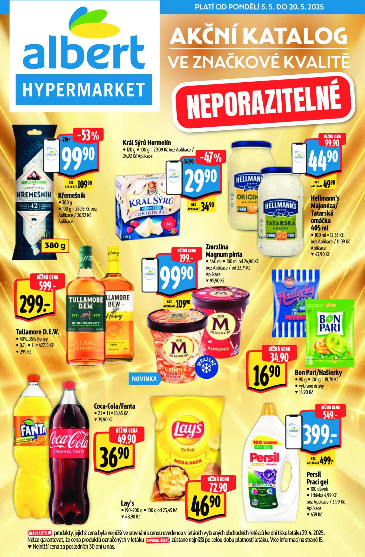 Leták Albert Hypermarket - Značková kvalita od 05.05. do 20.05.