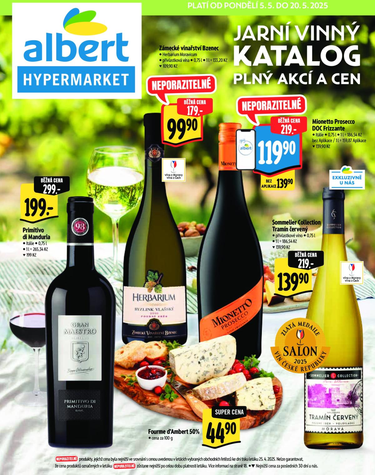 Leták Albert Hypermarket - Vinný katalog od 05.05. do 20.05.
