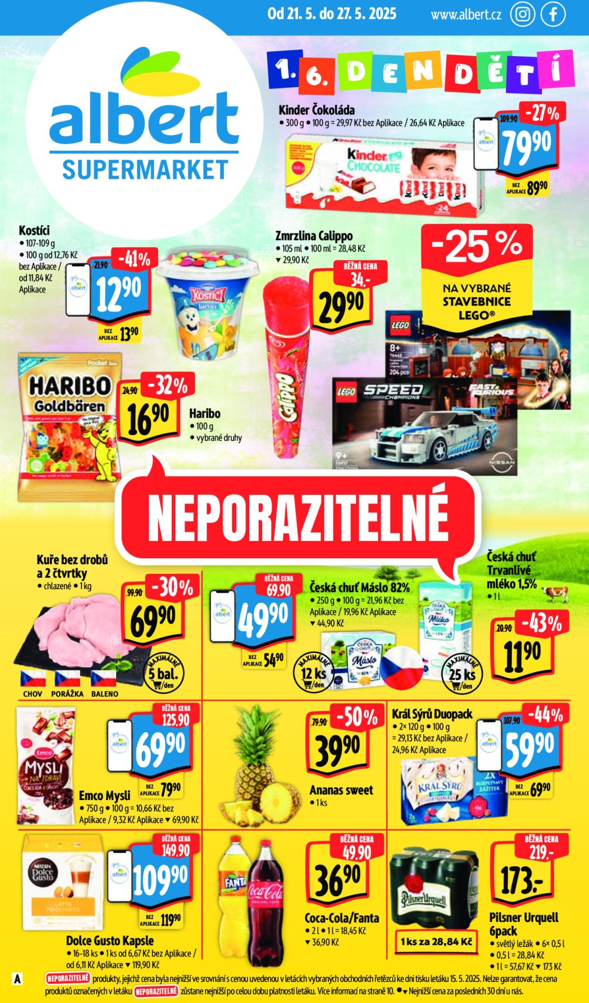 Leták Albert Supermarket od 21.05. do 27.05.