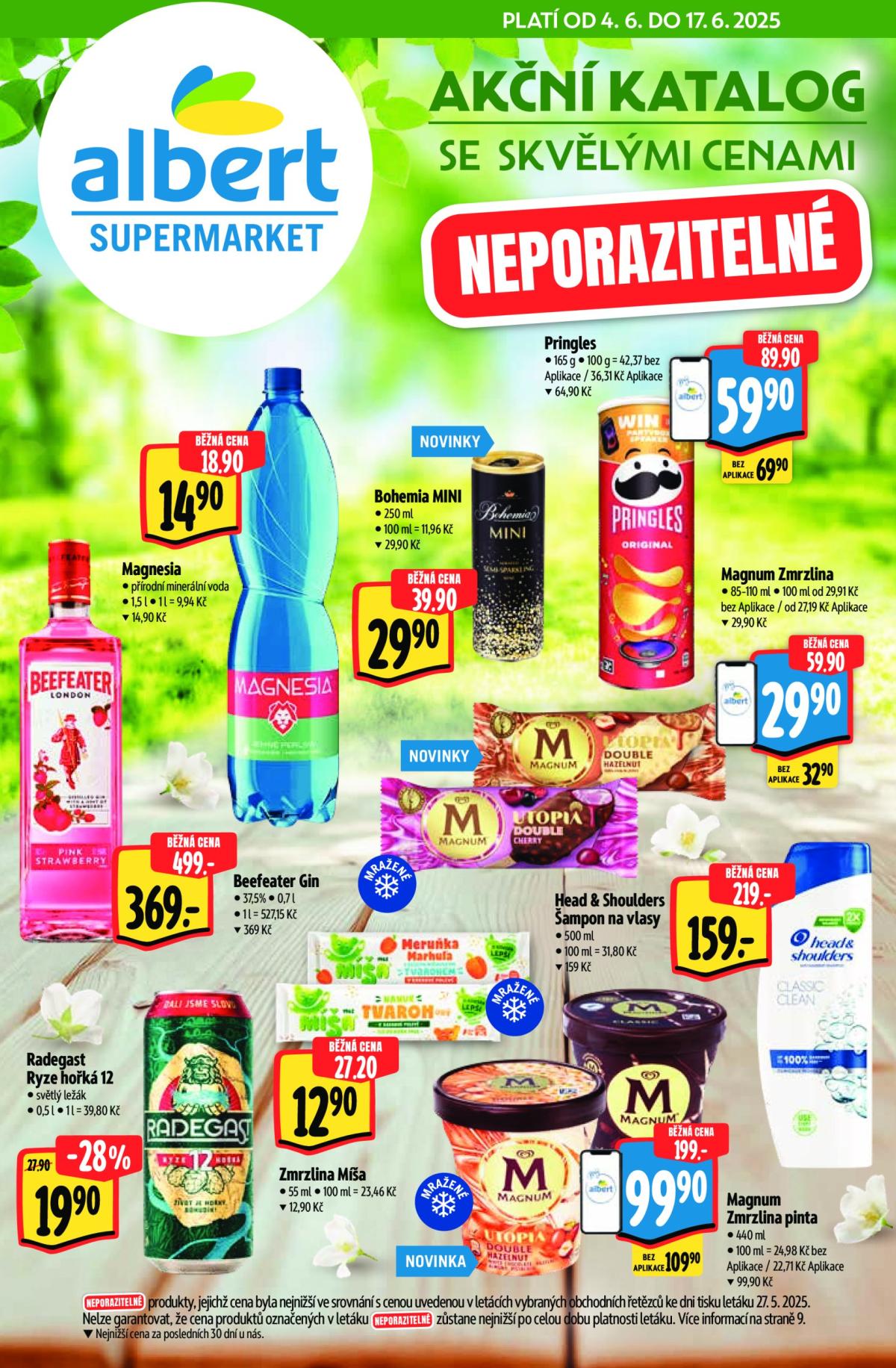 Leták Albert Supermarket - Akční katalog od 04.06. do 17.06.