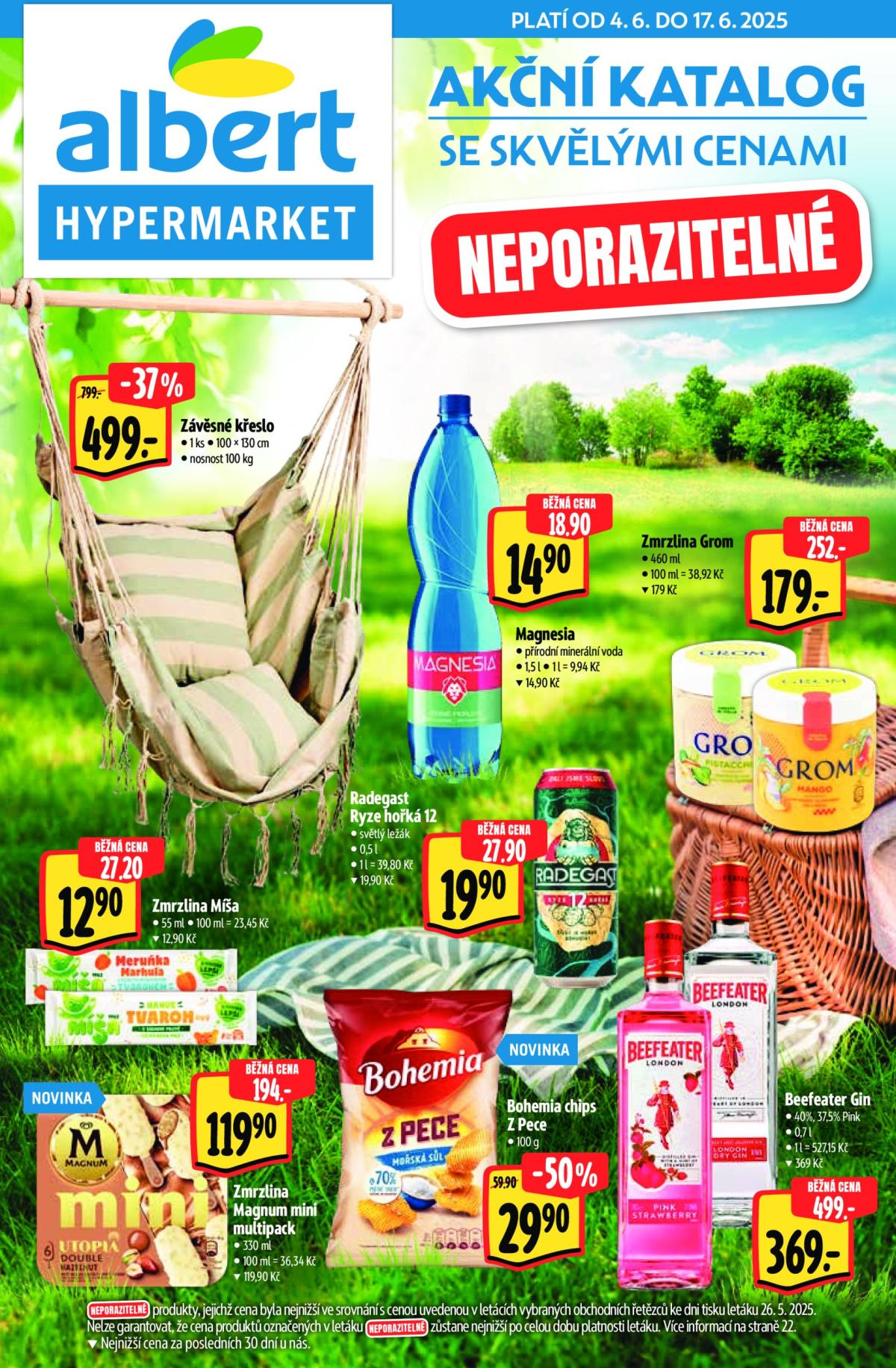 Leták Albert Hypermarket - Akční katalog od 04.06. do 17.06.