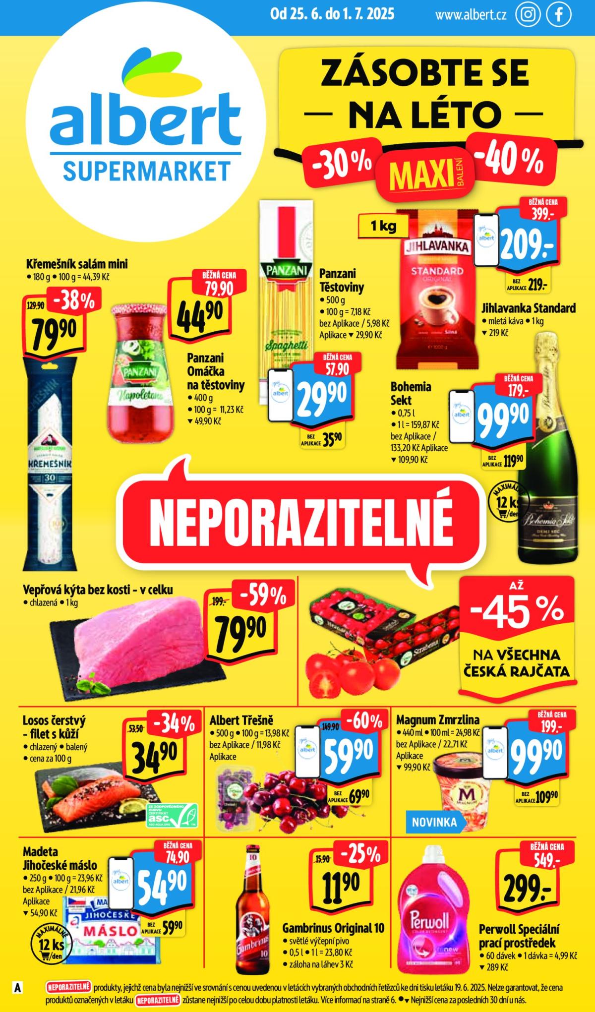 Leták Albert Supermarket od 25.06. do 01.07.