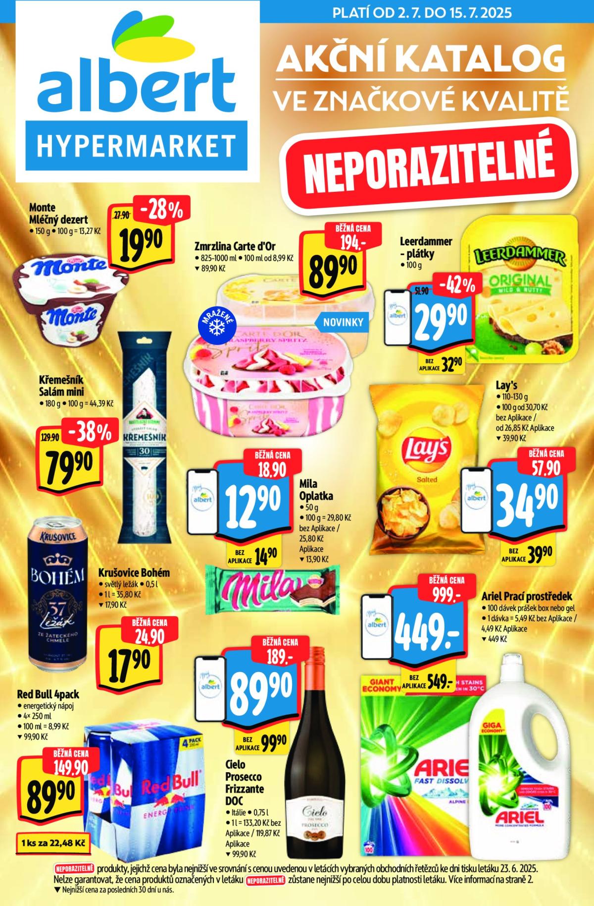 Leták Albert Hypermarket - Akční katalog od 02.07. do 15.07.