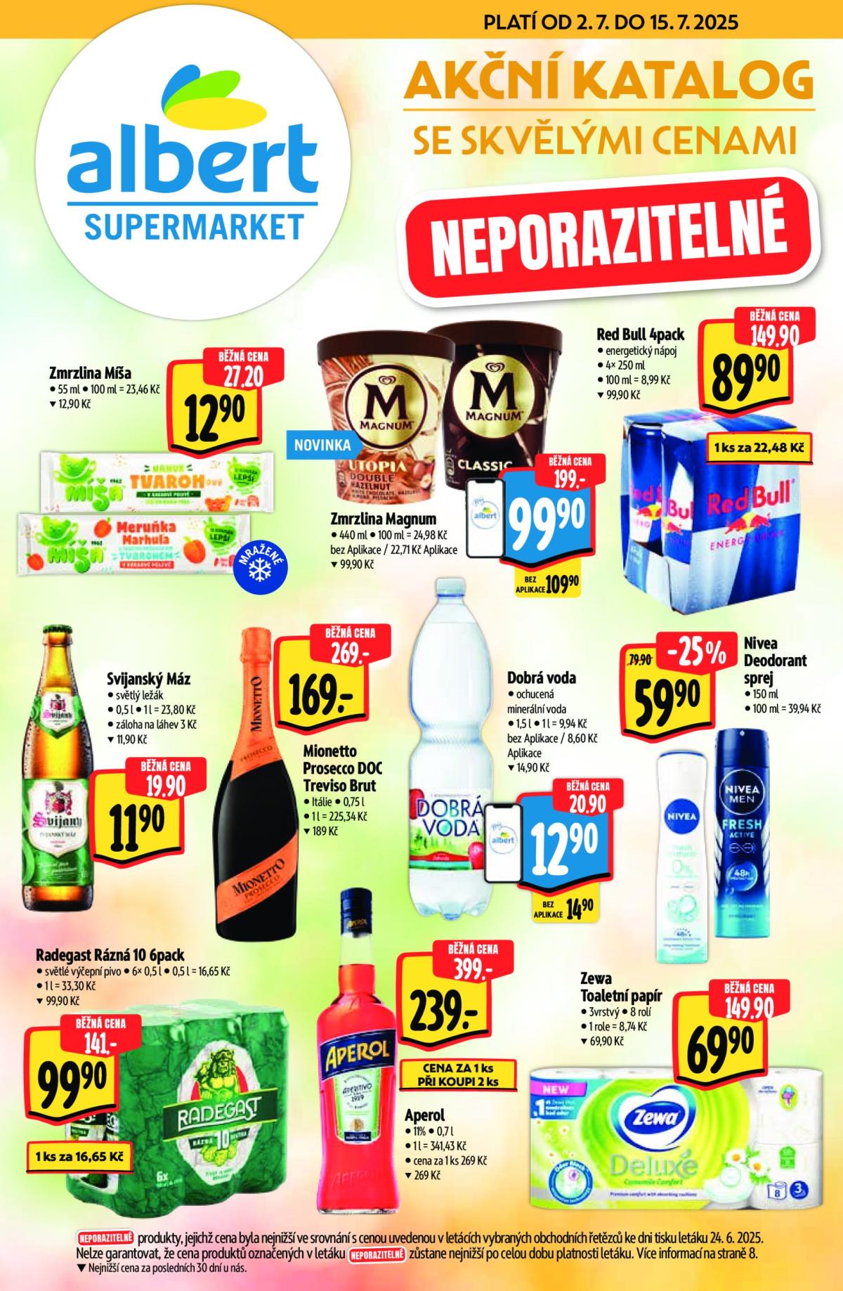 Leták Albert Supermarket - Akční katalog od 02.07. do 15.07.