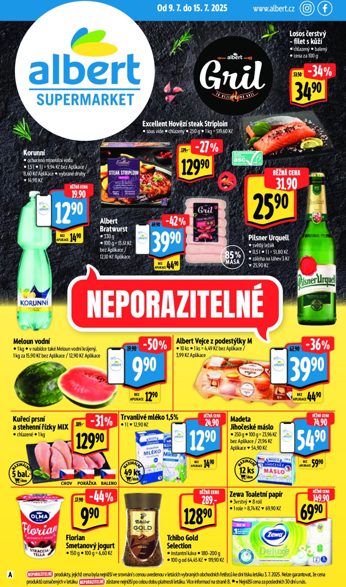 Leták Albert Supermarket od 09.07. do 15.07.